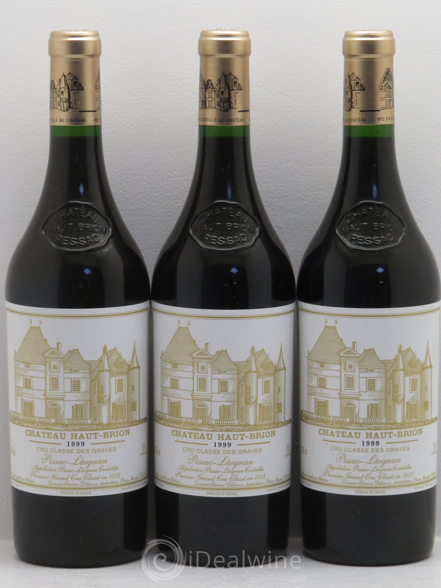Château Haut Brion 1er Grand Cru Classé 1999 - Lot de 6 bouteilles - 2