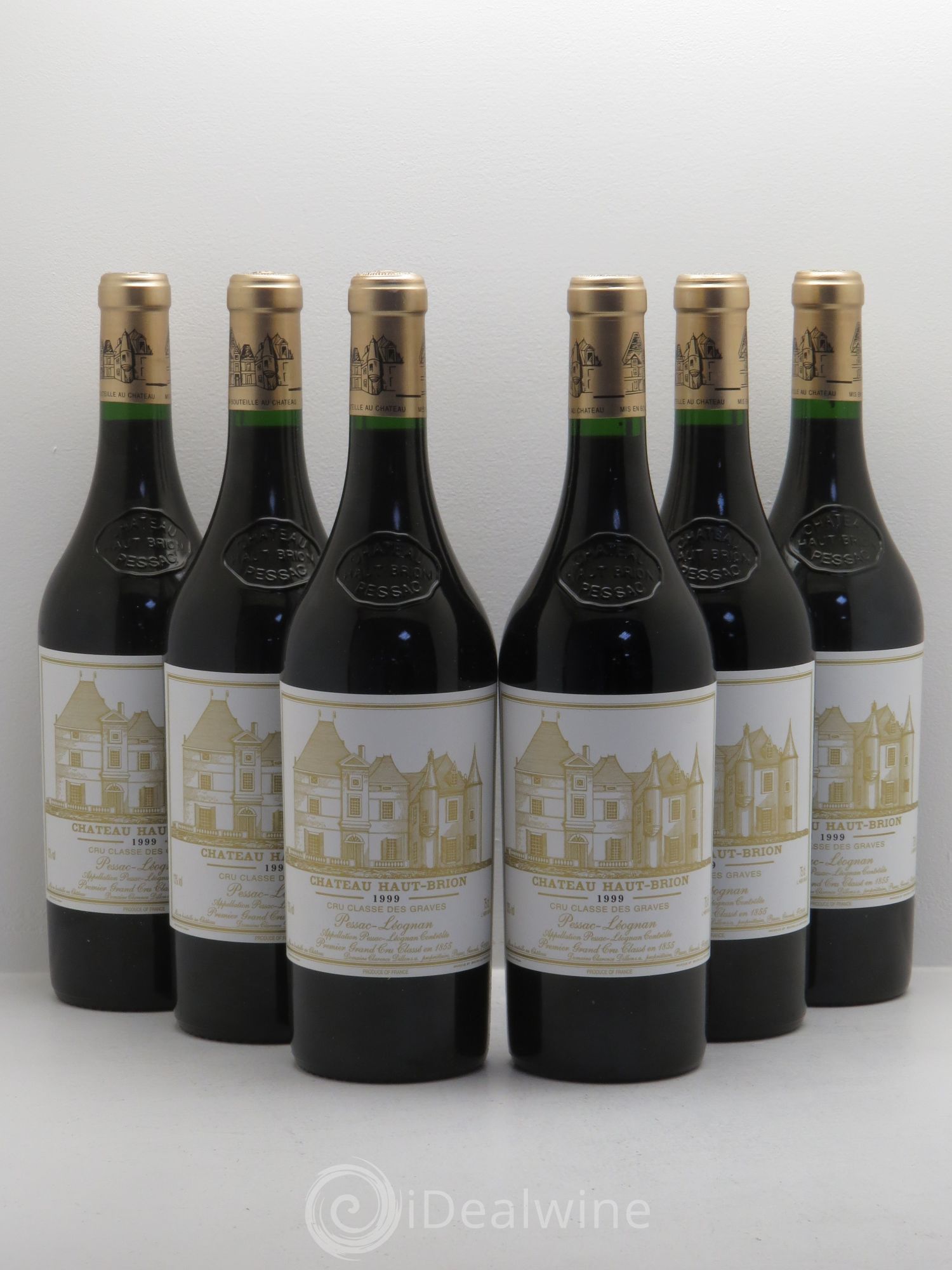 Château Haut Brion 1er Grand Cru Classé 1999 - Lot de 6 bouteilles - 0