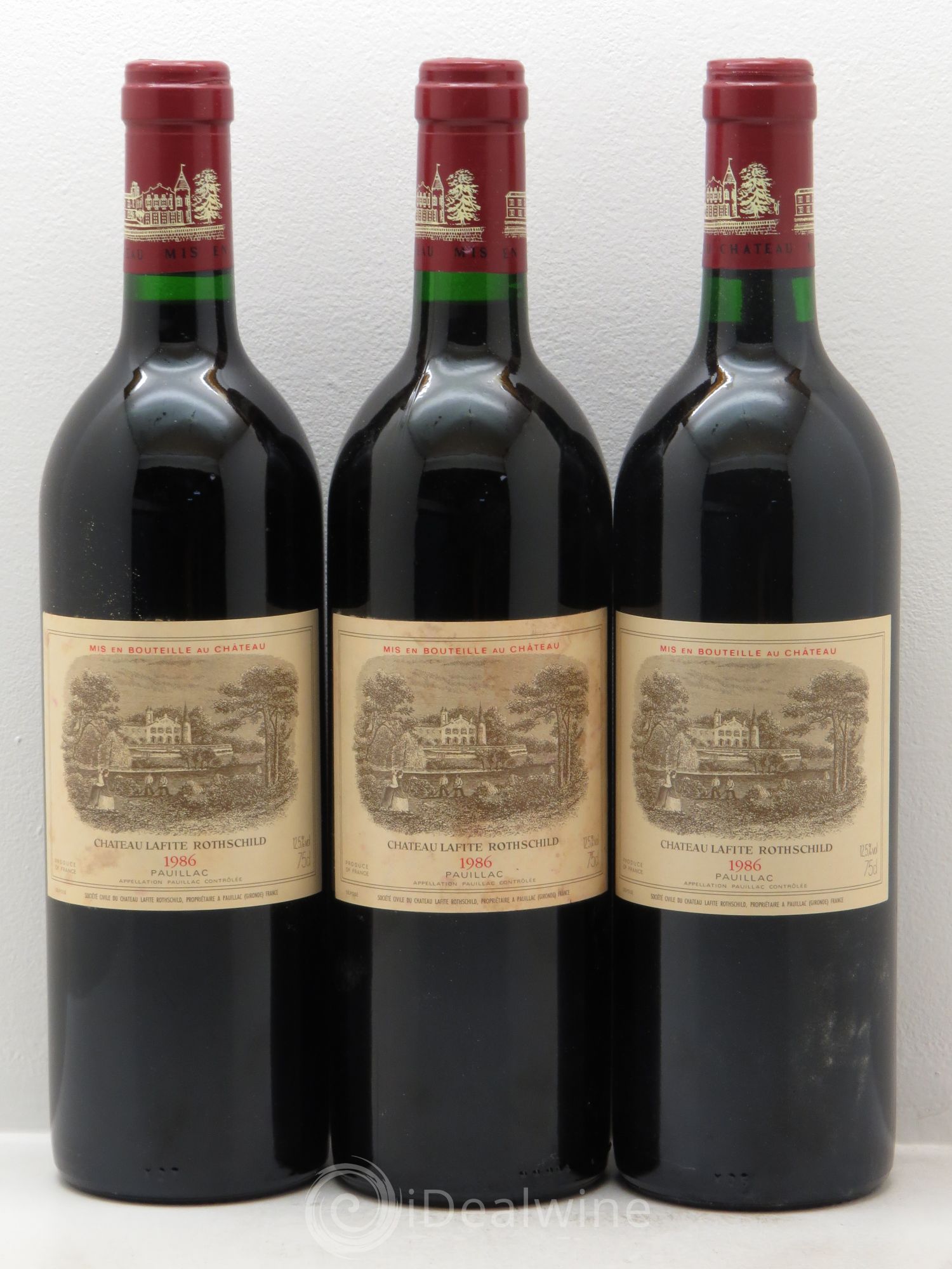 Château Lafite Rothschild 1er Grand Cru Classé 1986 - Lot de 12 bouteilles - 3