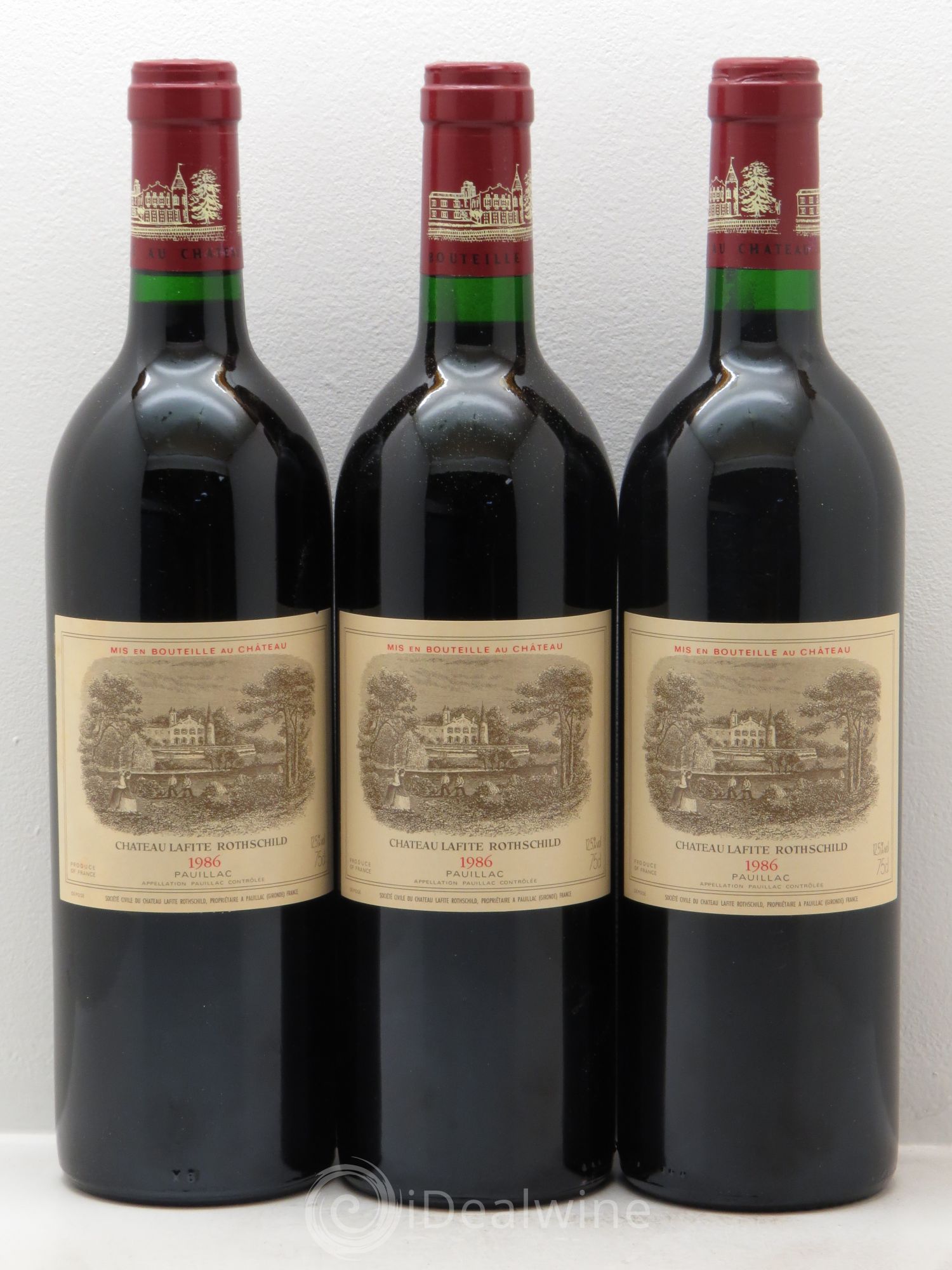 Château Lafite Rothschild 1er Grand Cru Classé 1986 - Lot de 12 bouteilles - 4