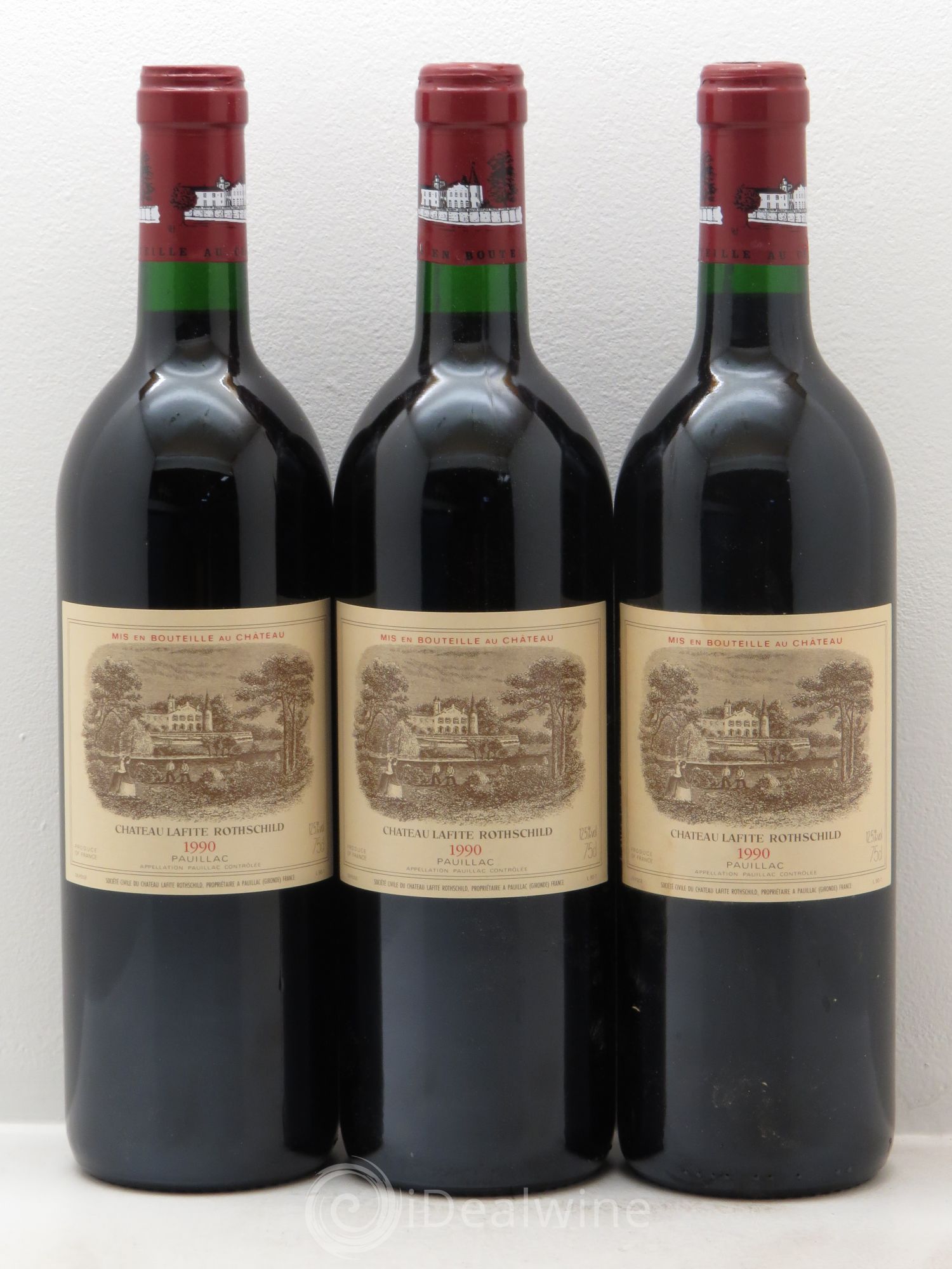 Château Lafite Rothschild 1er Grand Cru Classé 1990 - Lot de 12 bouteilles - 3