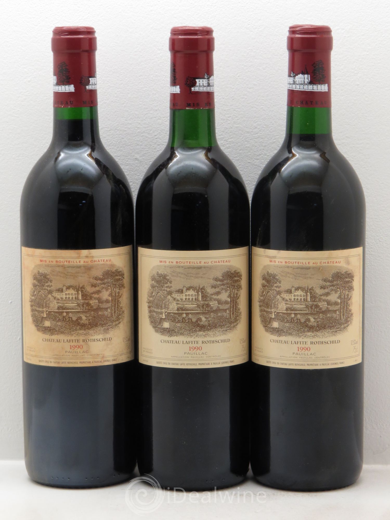 Château Lafite Rothschild 1er Grand Cru Classé 1990 - Lot de 12 bouteilles - 4
