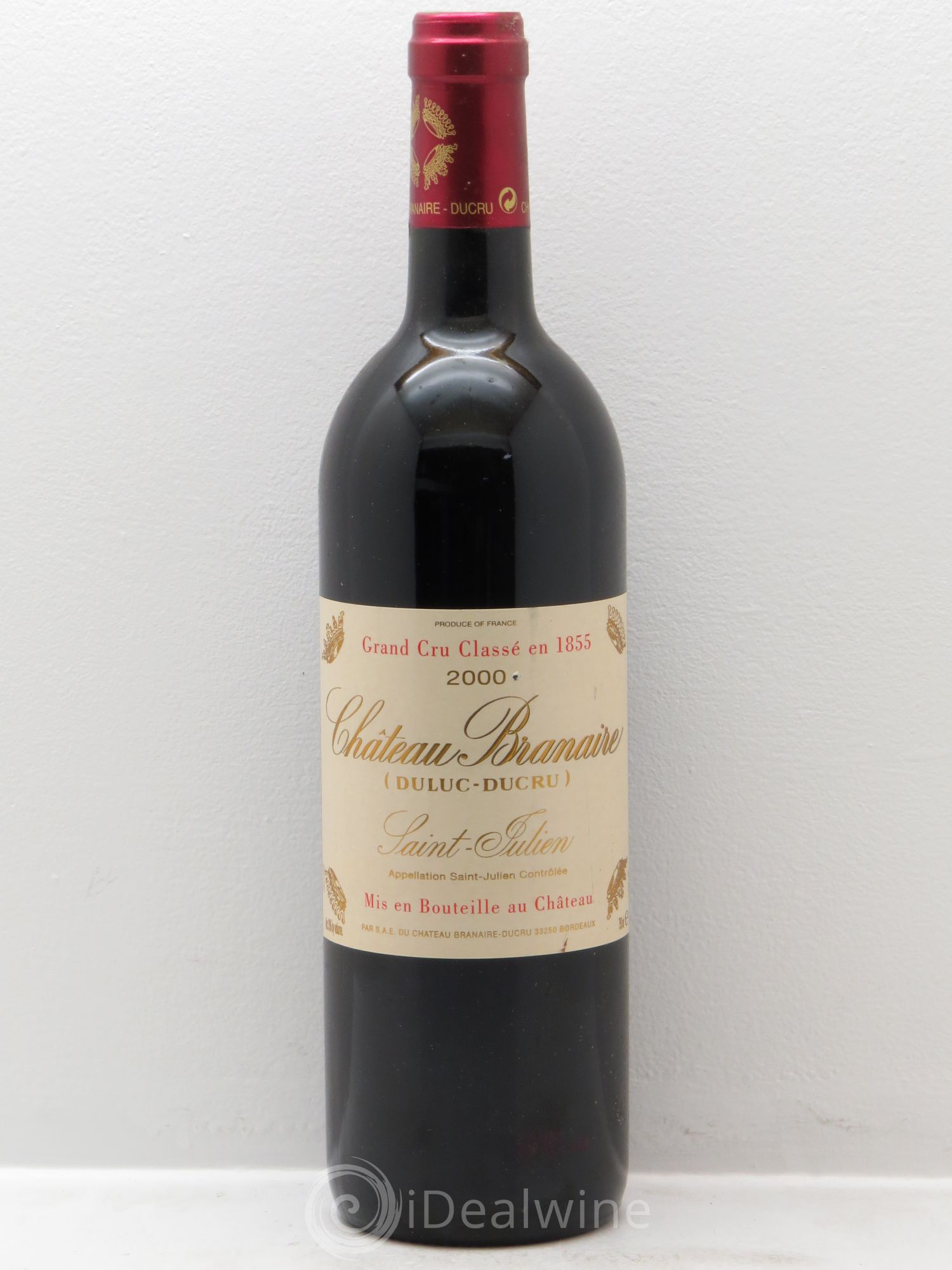 Château Branaire Ducru 4ème Grand Cru Classé 2000 - Lot de 1 bouteille - 0