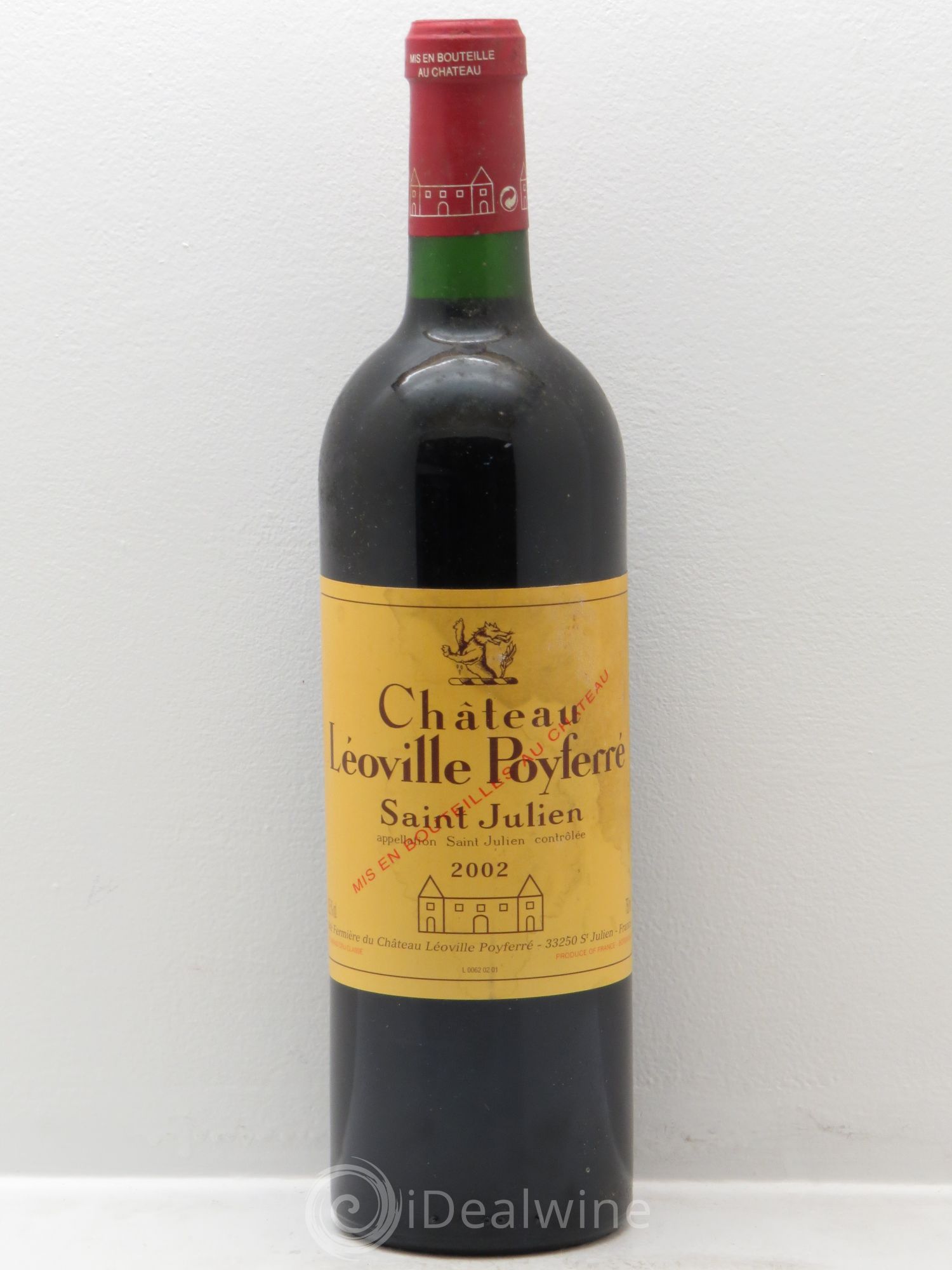 Château Léoville Poyferré 2ème Grand Cru Classé 2002 - Lot de 6 bouteilles - 0