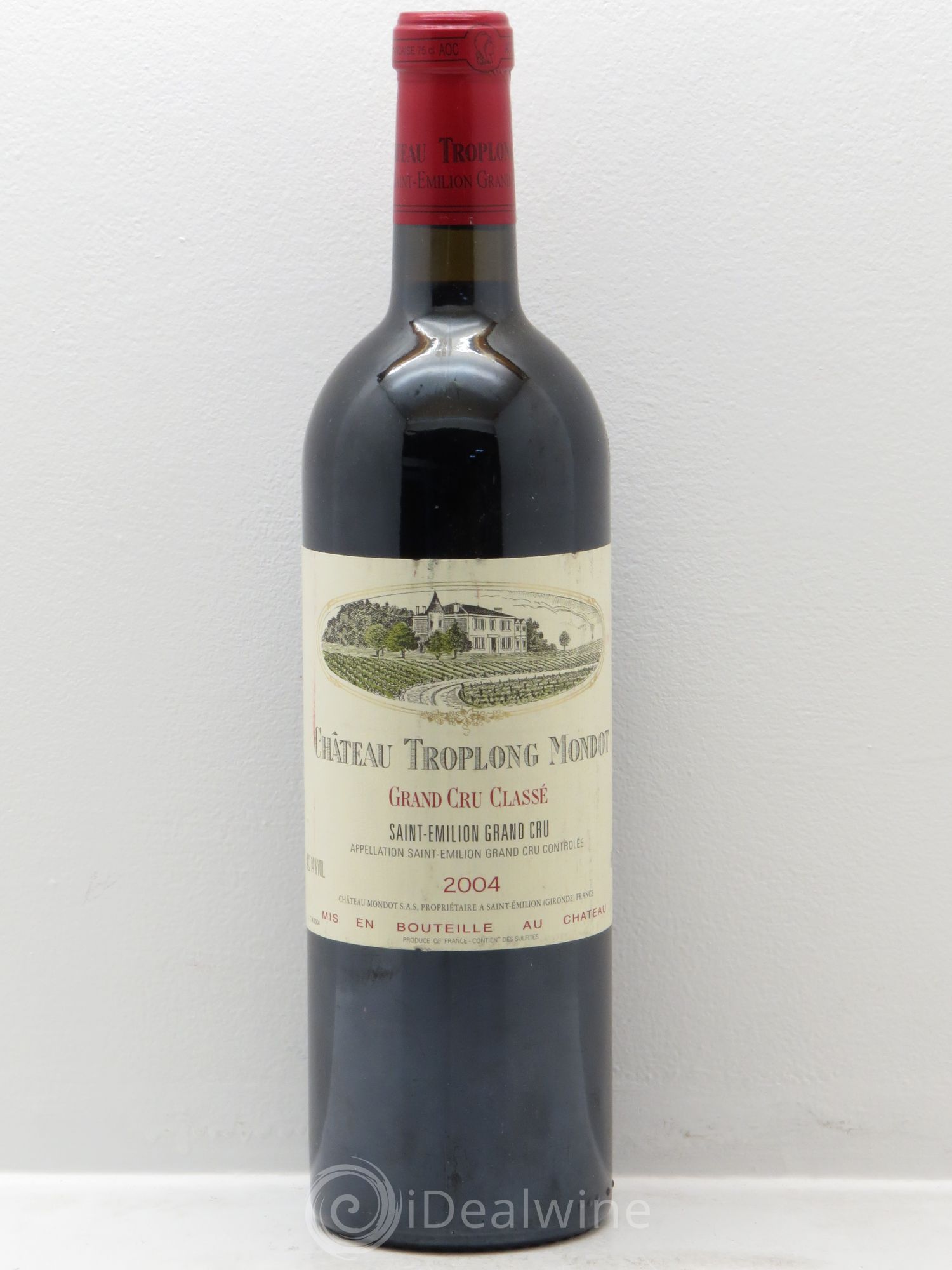 Château Troplong Mondot 1er Grand Cru Classé B 2004 - Lot de 1 bouteille - 0