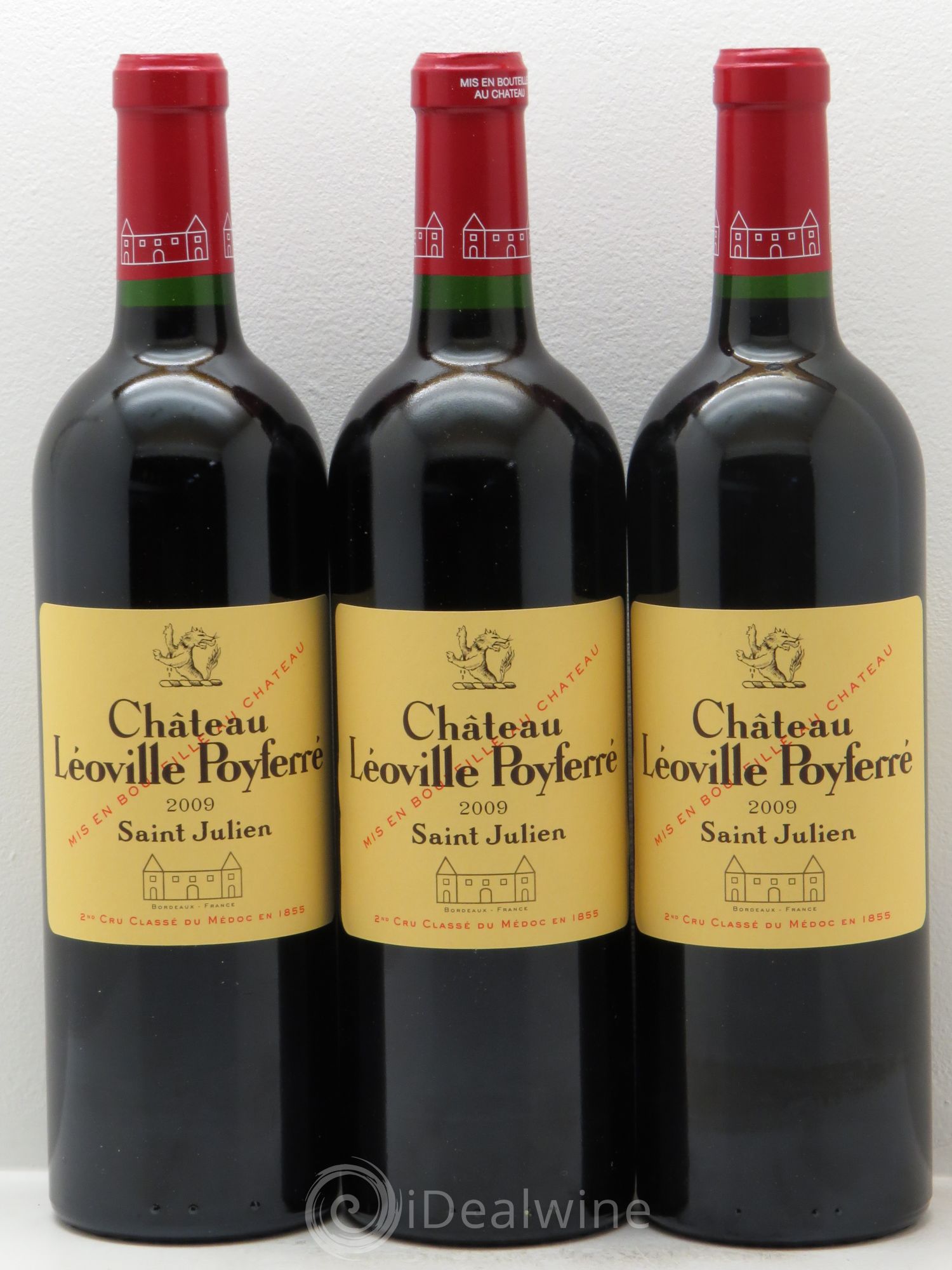 Château Léoville Poyferré 2ème Grand Cru Classé 2009 - Lot de 12 bouteilles - 1