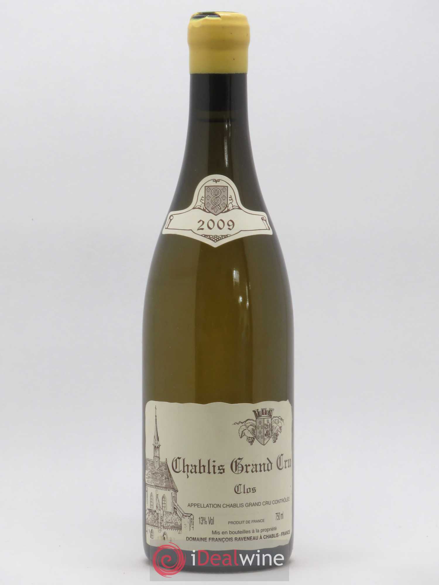 Chablis Grand Cru Clos Raveneau (Domaine) 2009 - Lot de 1 bouteille - 0