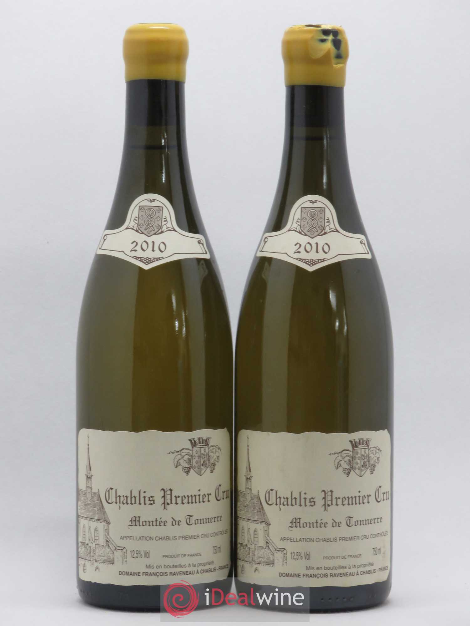 Chablis 1er Cru Montée de Tonnerre Raveneau (Domaine) 2010 - Lot de 2 bouteilles - 0