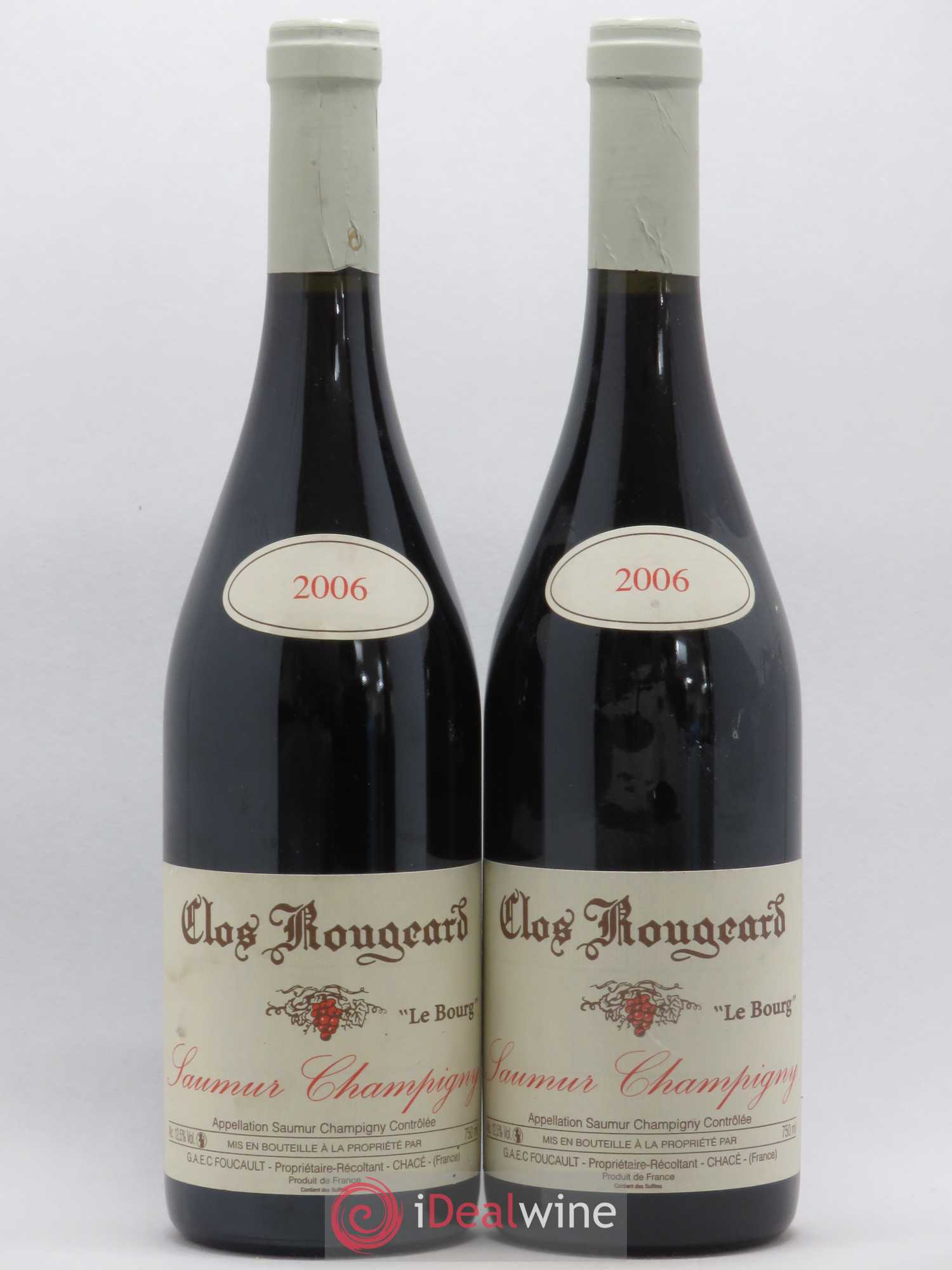 Saumur-Champigny Le Bourg Clos Rougeard 2006 - Lot de 2 bouteilles - 0