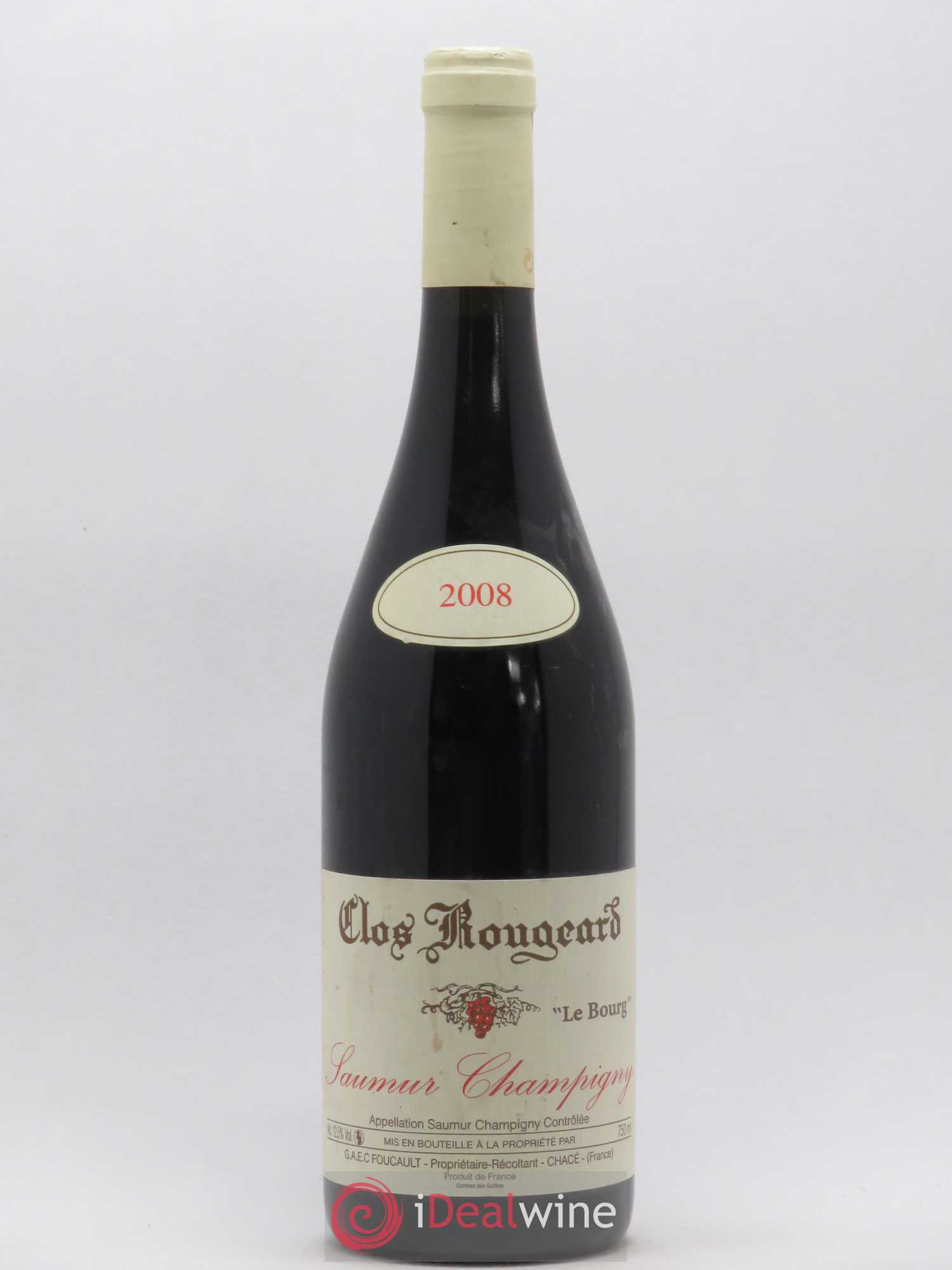 Saumur-Champigny Le Bourg Clos Rougeard 2008 - Lot de 1 bouteille - 0
