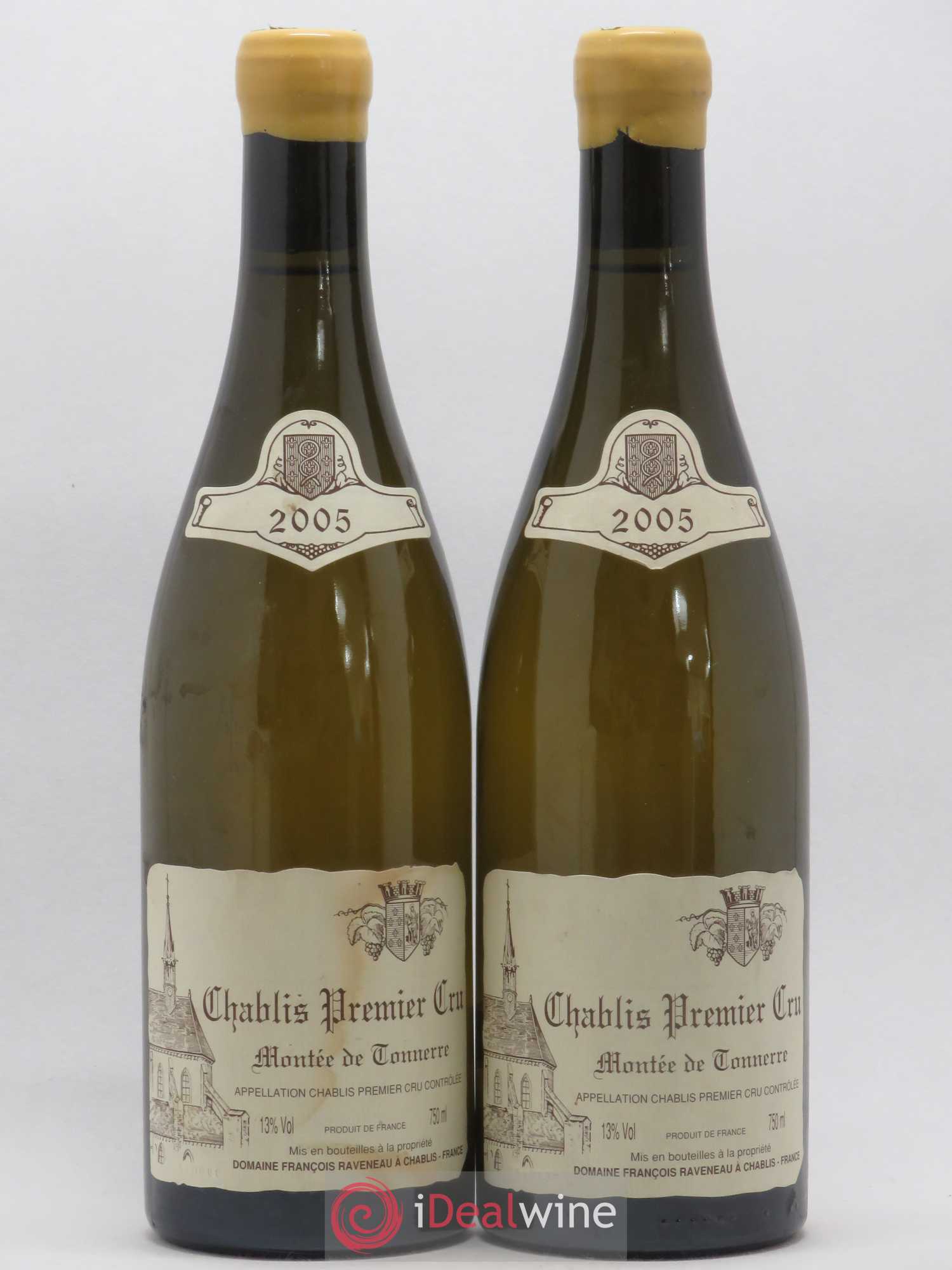 Chablis 1er Cru Montée de Tonnerre Raveneau (Domaine) 2005 - Lot de 2 bouteilles - 0