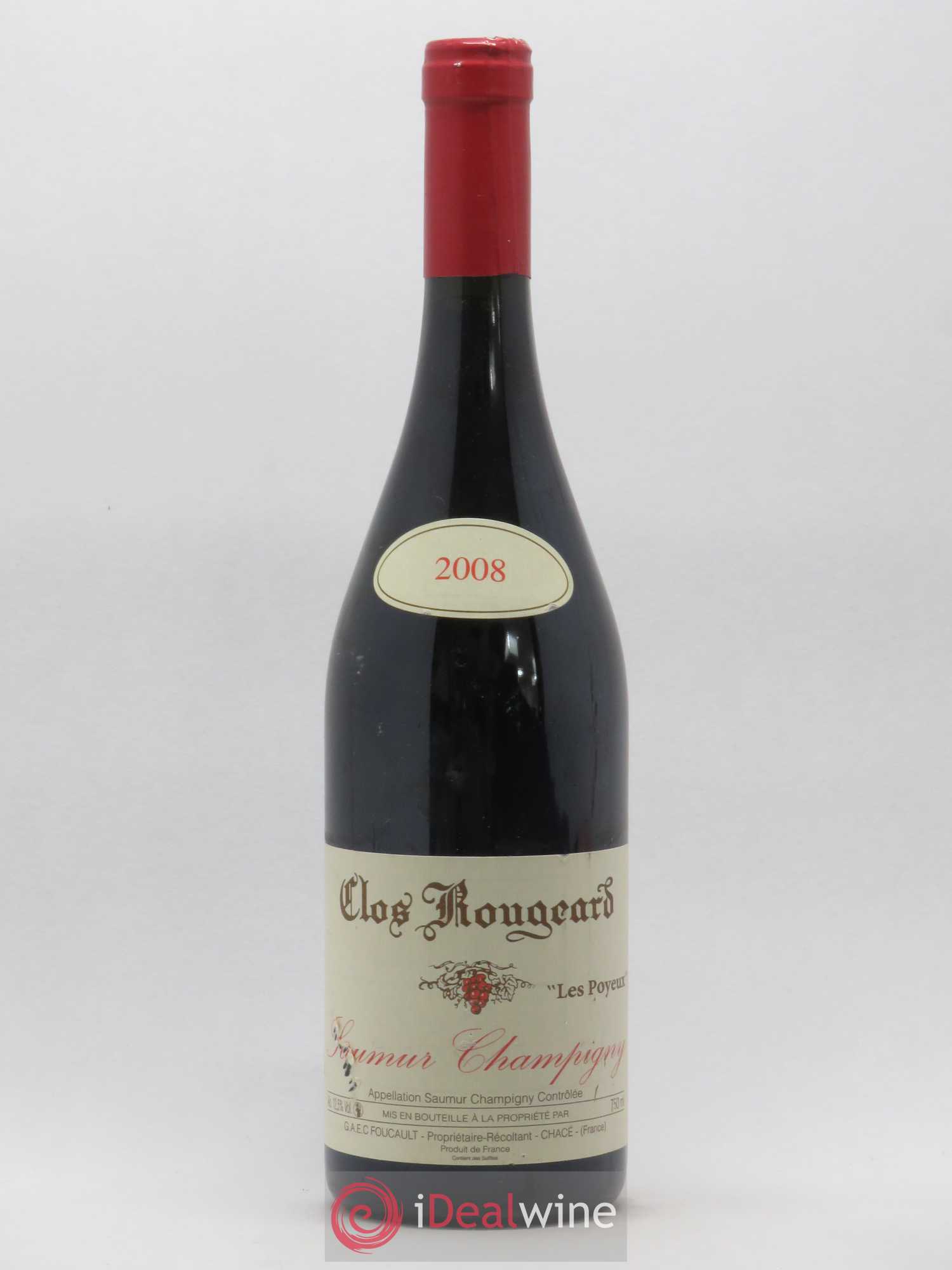 Saumur-Champigny Les Poyeux Clos Rougeard 2008 - Lot de 1 bouteille - 0