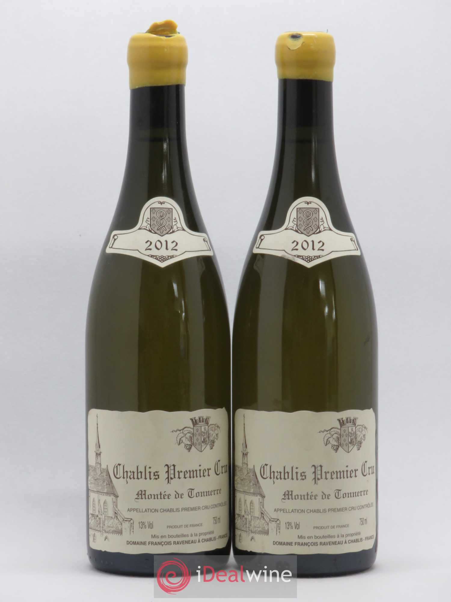 Chablis 1er Cru Montée de Tonnerre Raveneau (Domaine) 2012 - Lot de 2 bouteilles - 0