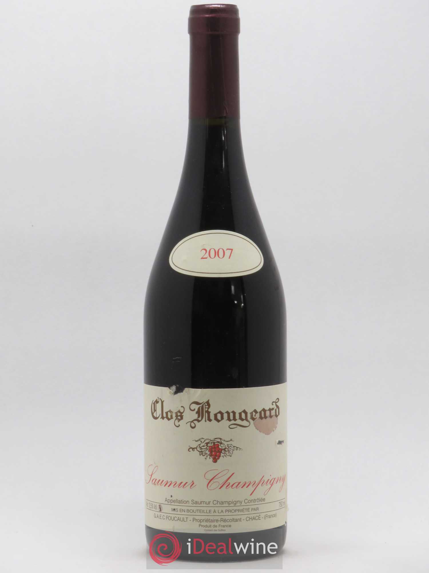 Saumur-Champigny Clos Rougeard 2007 - Lot de 1 bouteille - 0