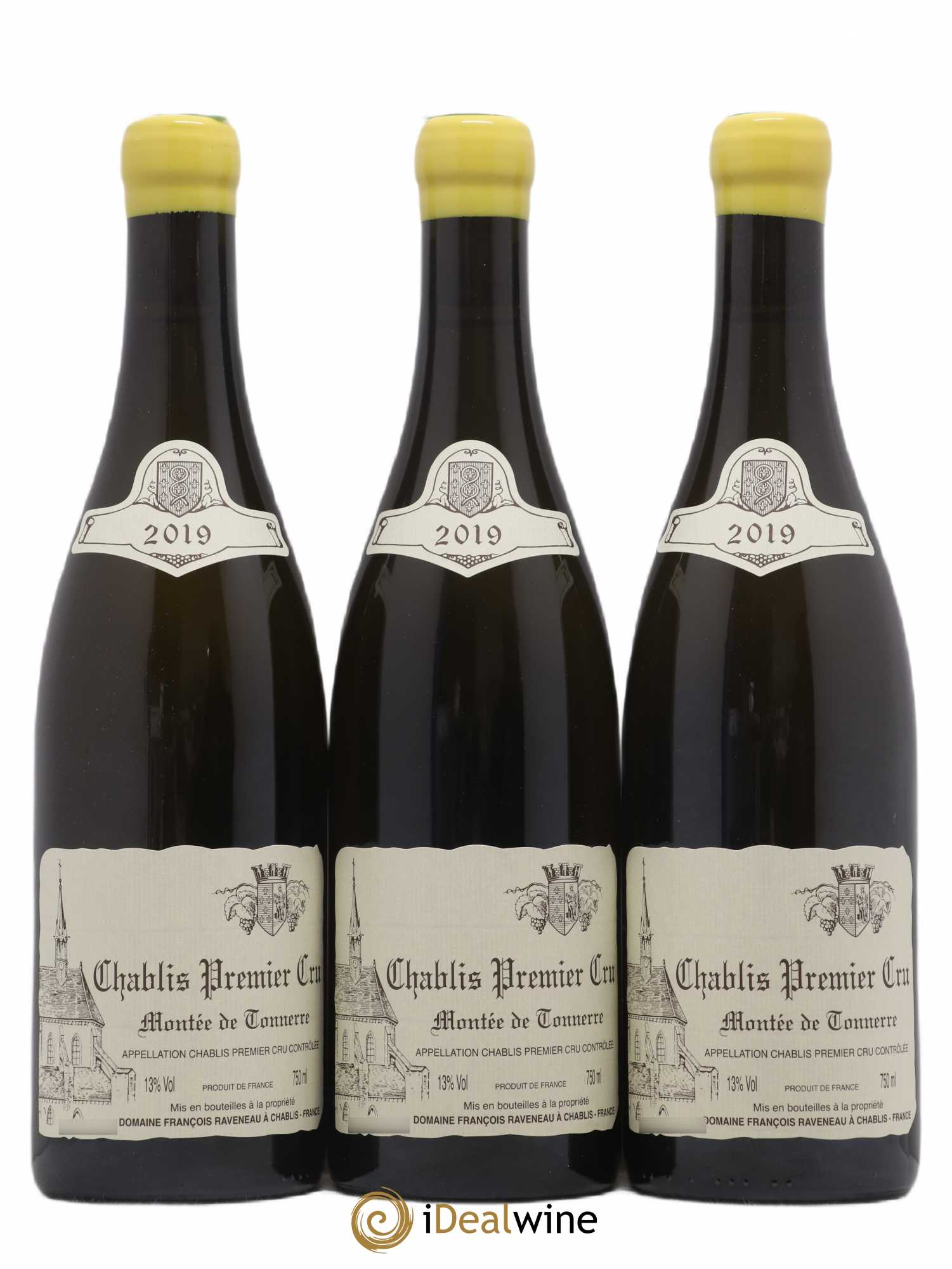 Chablis 1er Cru Montée de Tonnerre Raveneau (Domaine) 2019 - Lot de 3 bouteilles - 0
