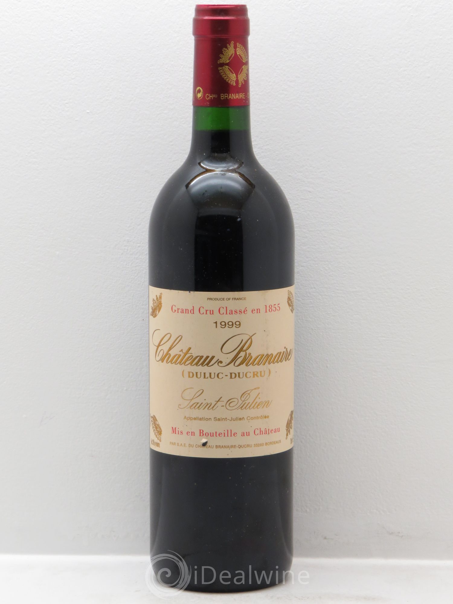 Château Branaire Ducru 4ème Grand Cru Classé 1999 - Lot de 1 bouteille - 0