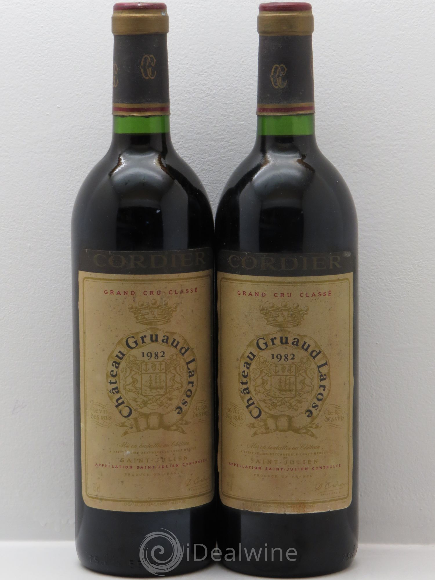 Château Gruaud Larose 2ème Grand Cru Classé 1982 - Lot de 2 bouteilles - 0