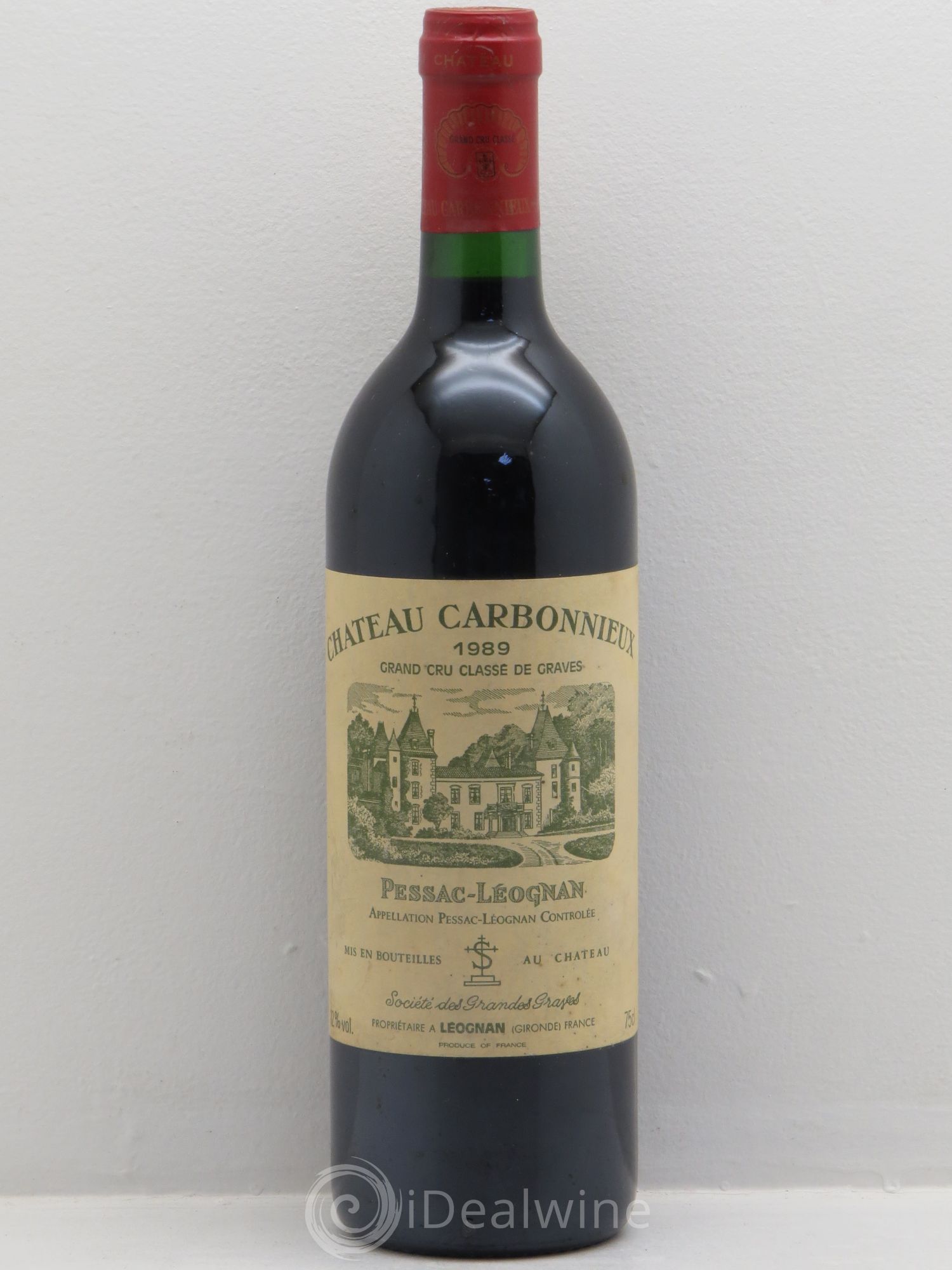 Château Carbonnieux Cru Classé de Graves 1989 - Lot de 1 bouteille - 0