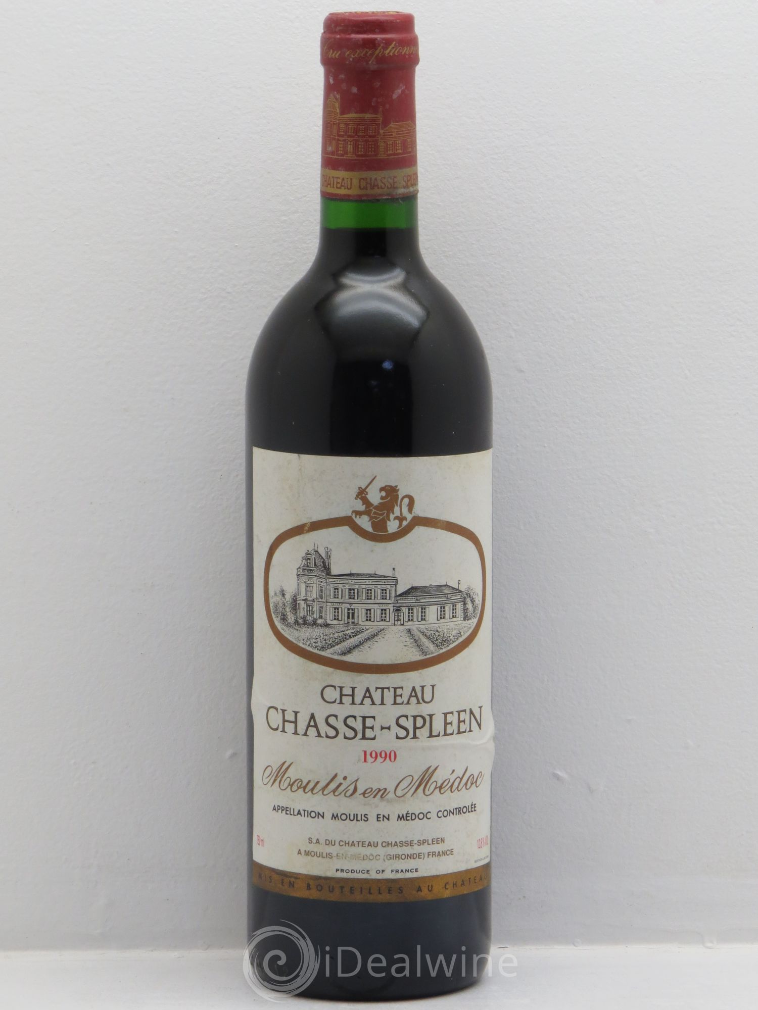 Château Chasse Spleen 1990 - Lot de 1 bouteille - 0