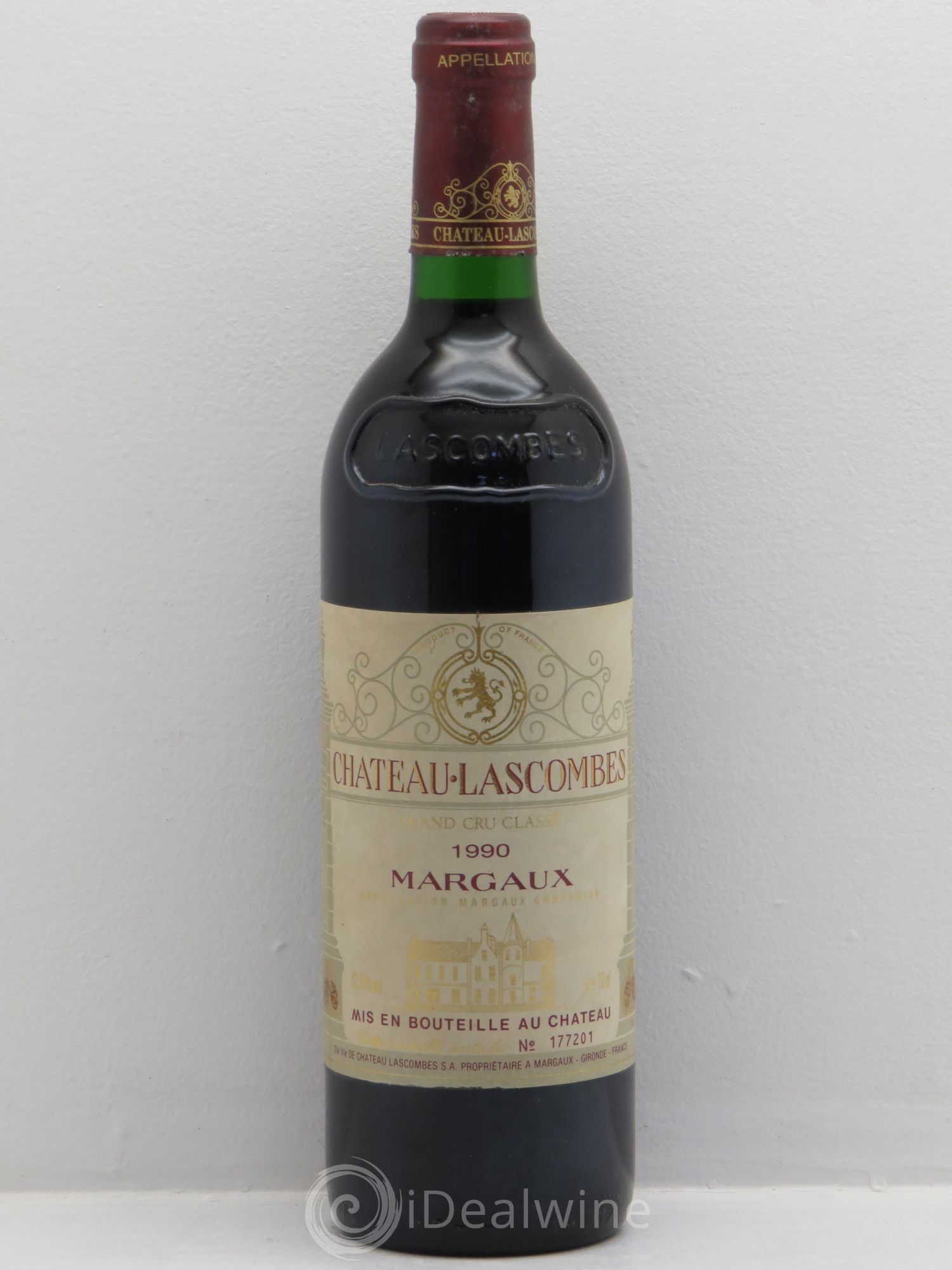 Château Lascombes 2ème Grand Cru Classé 1990 - Lot de 1 bouteille - 0