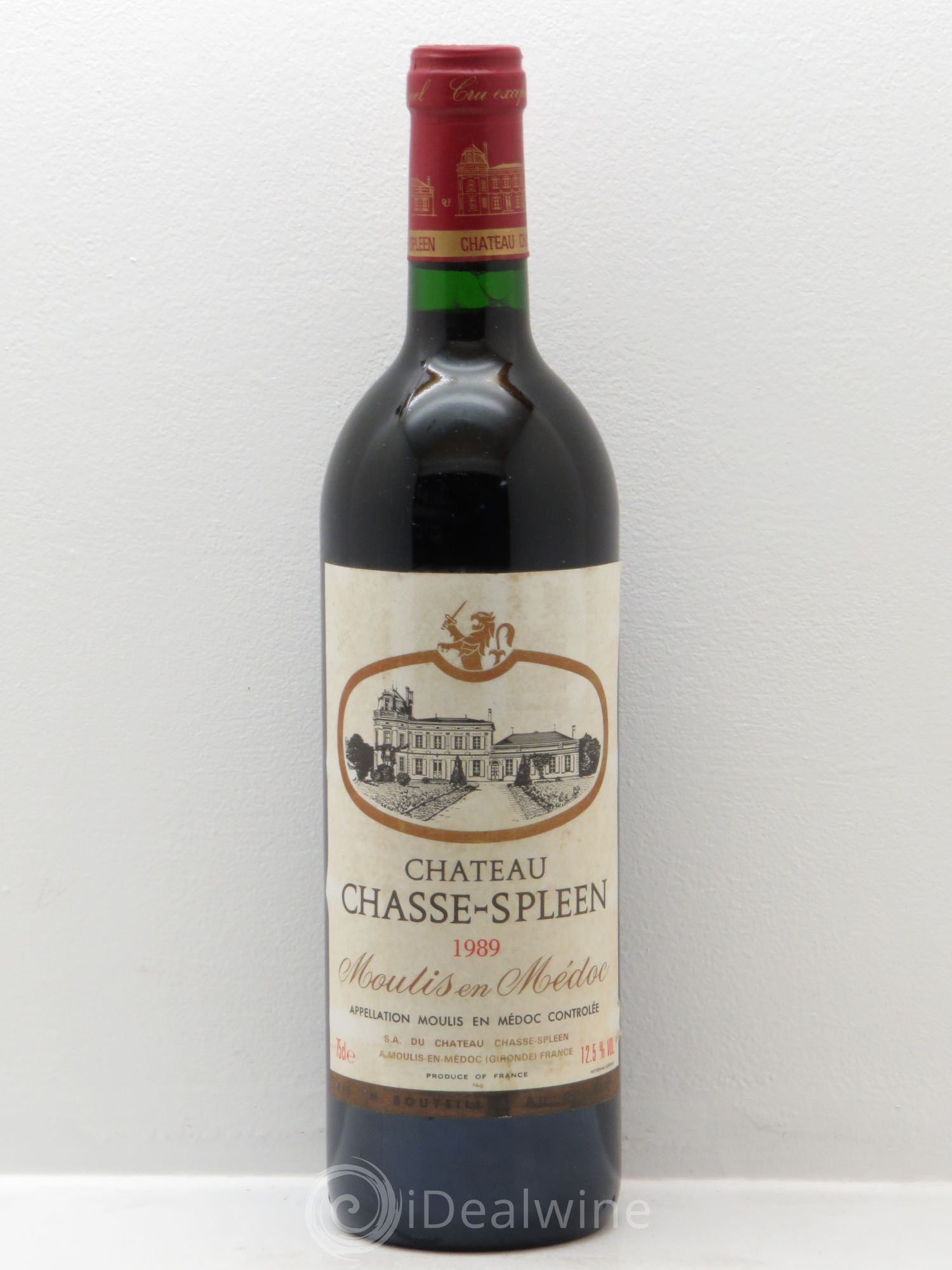 Château Chasse Spleen 1989 - Lot de 1 bouteille - 0