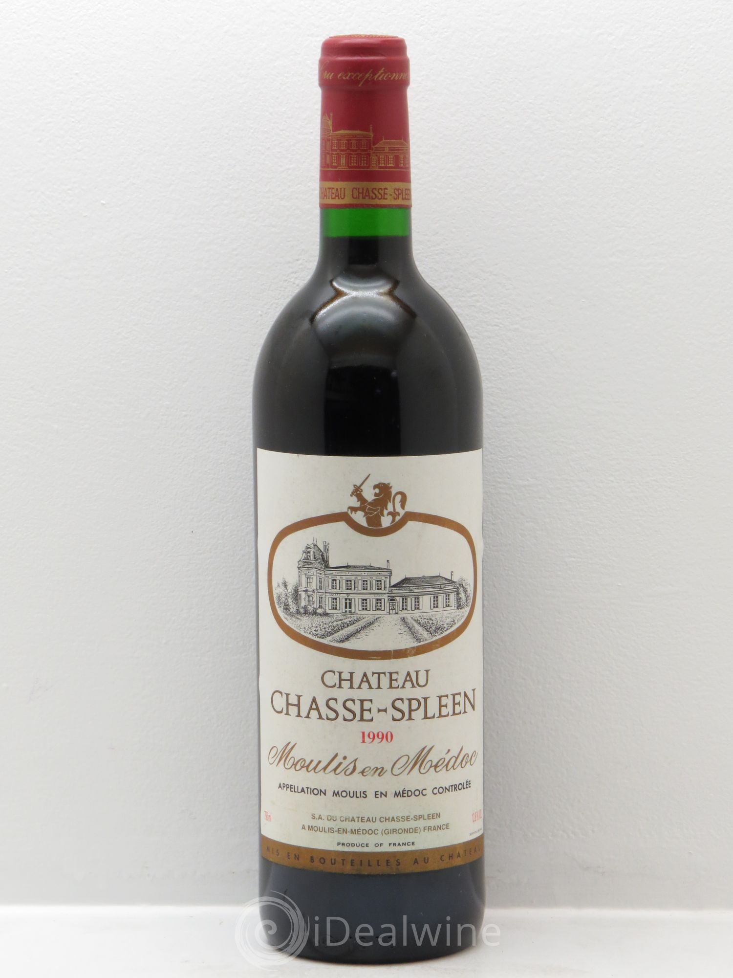 Château Chasse Spleen 1990 - Lot de 1 bouteille - 0