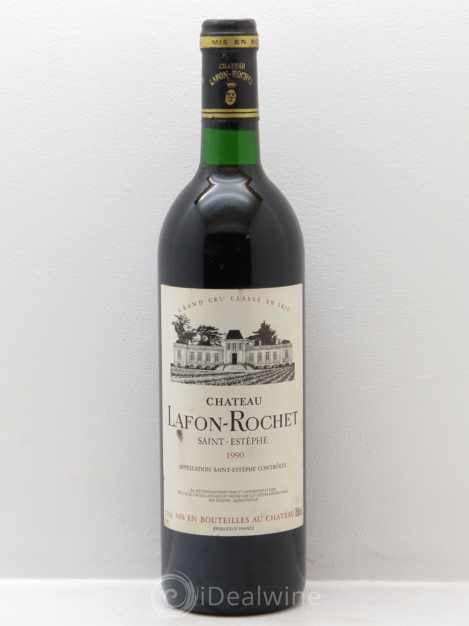 Château Lafon Rochet 4ème Grand Cru Classé 1990 - Lot de 6 bouteilles - 0