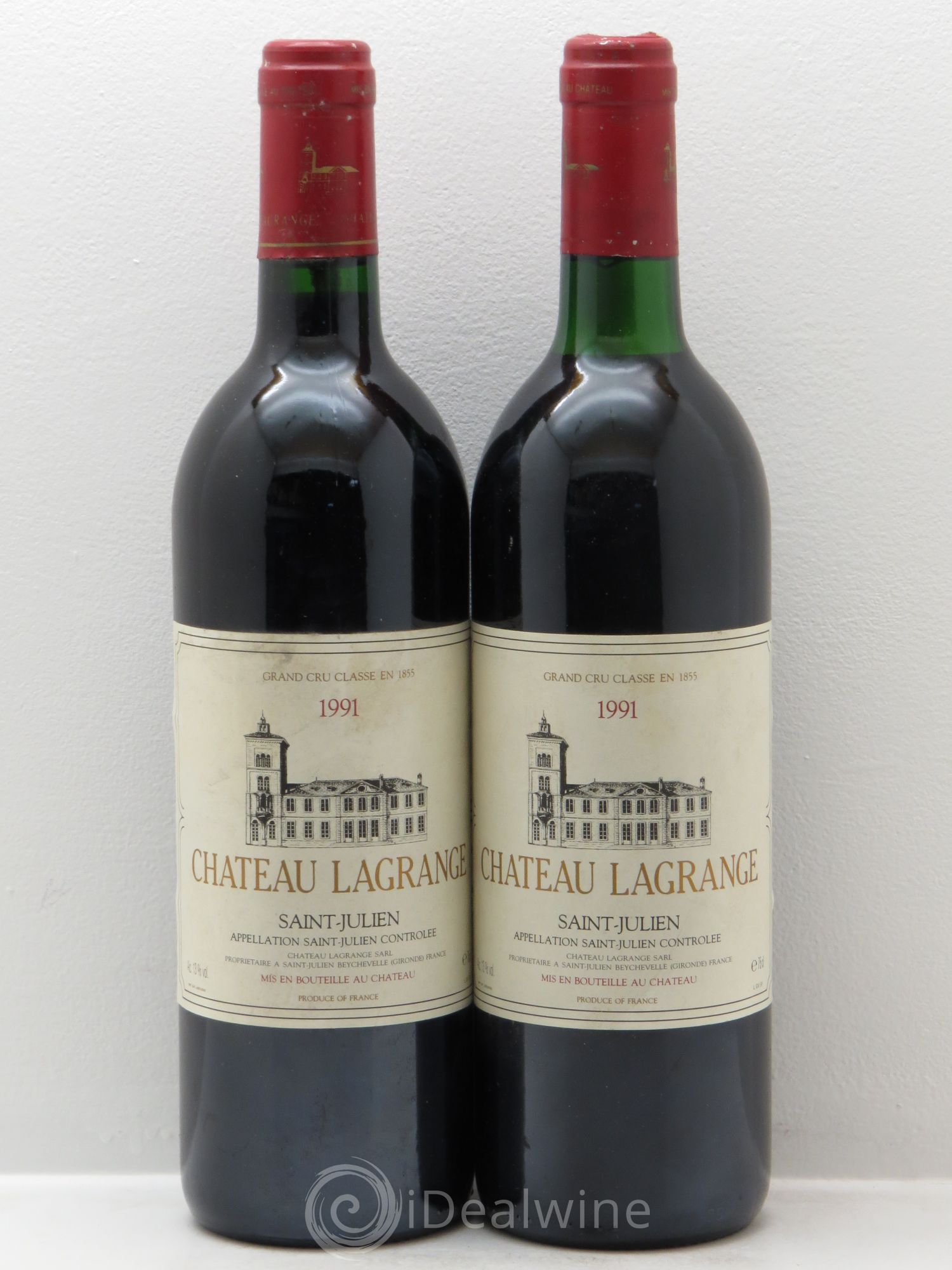 Château Lagrange 3ème Grand Cru Classé 1991 - Lot de 2 bouteilles - 0