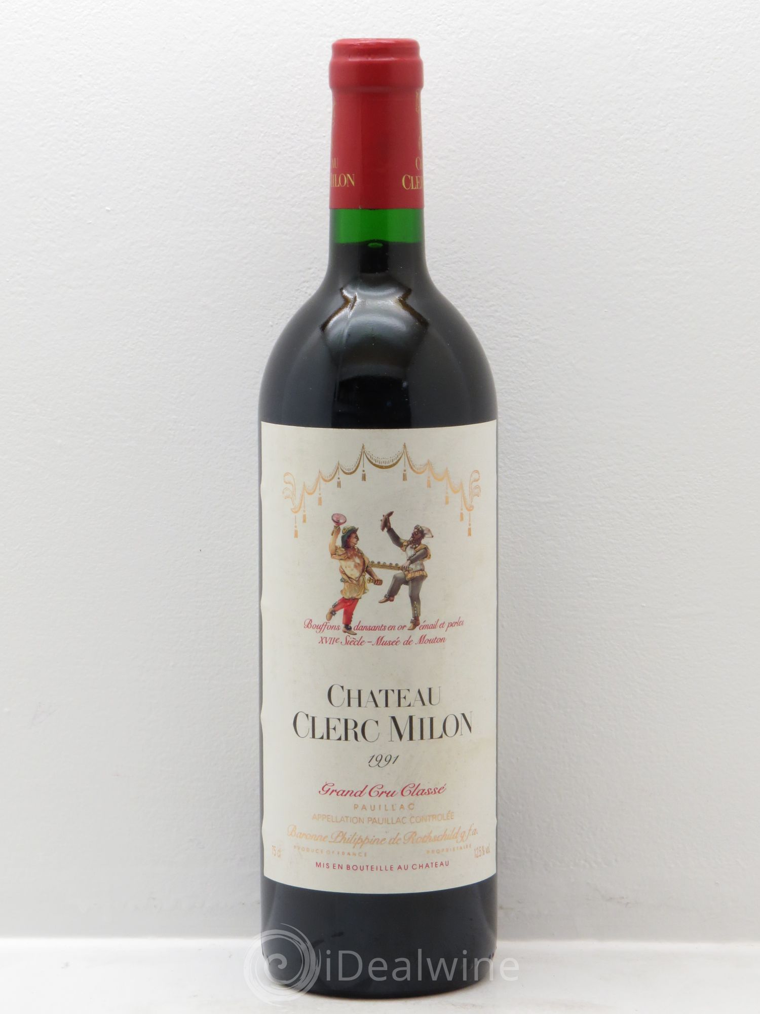 Château Clerc Milon 5ème Grand Cru Classé 1991 - Lot de 1 bouteille - 0