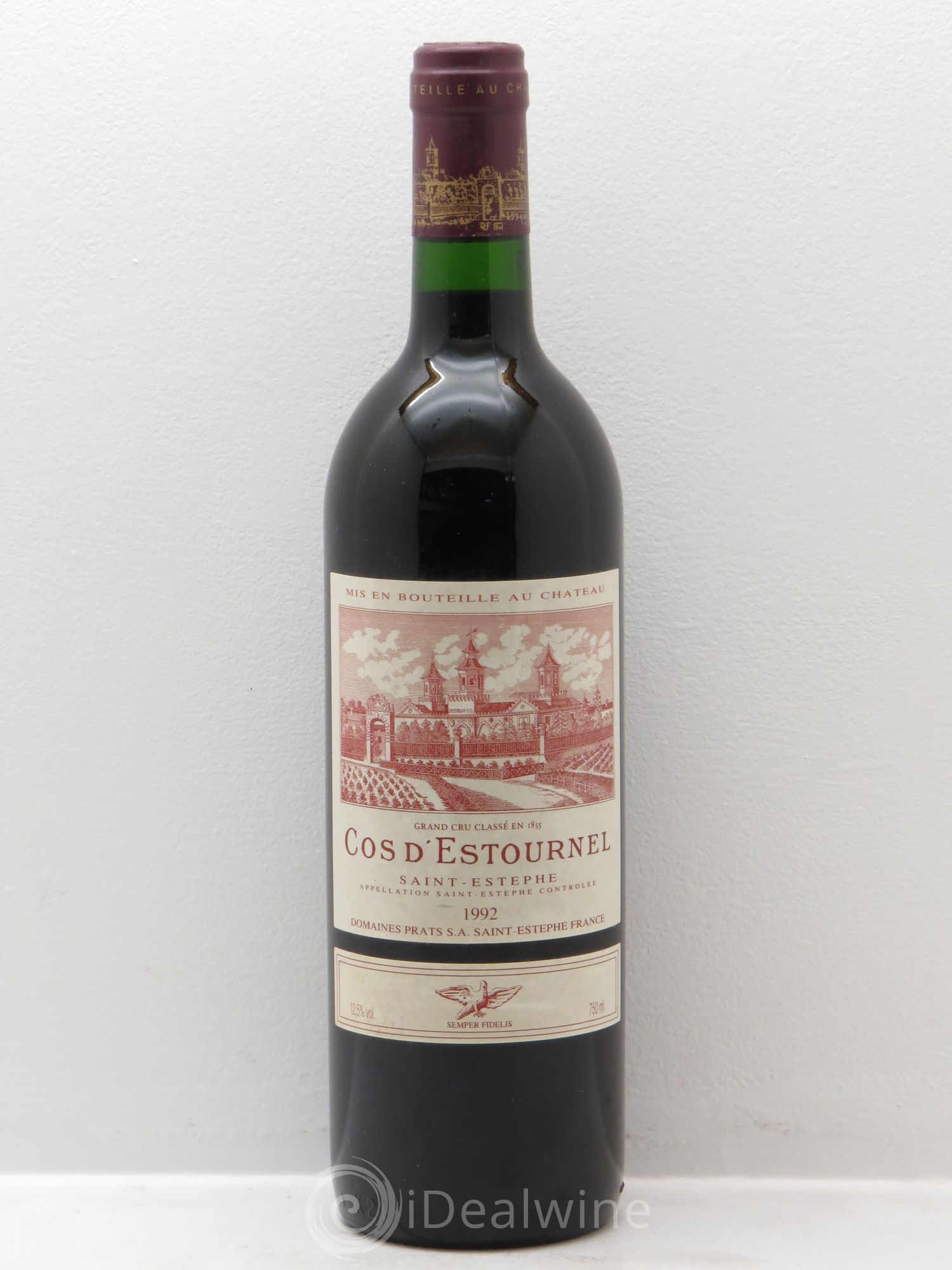 Cos d'Estournel 2ème Grand Cru Classé 1992 - Lot de 1 bouteille - 0