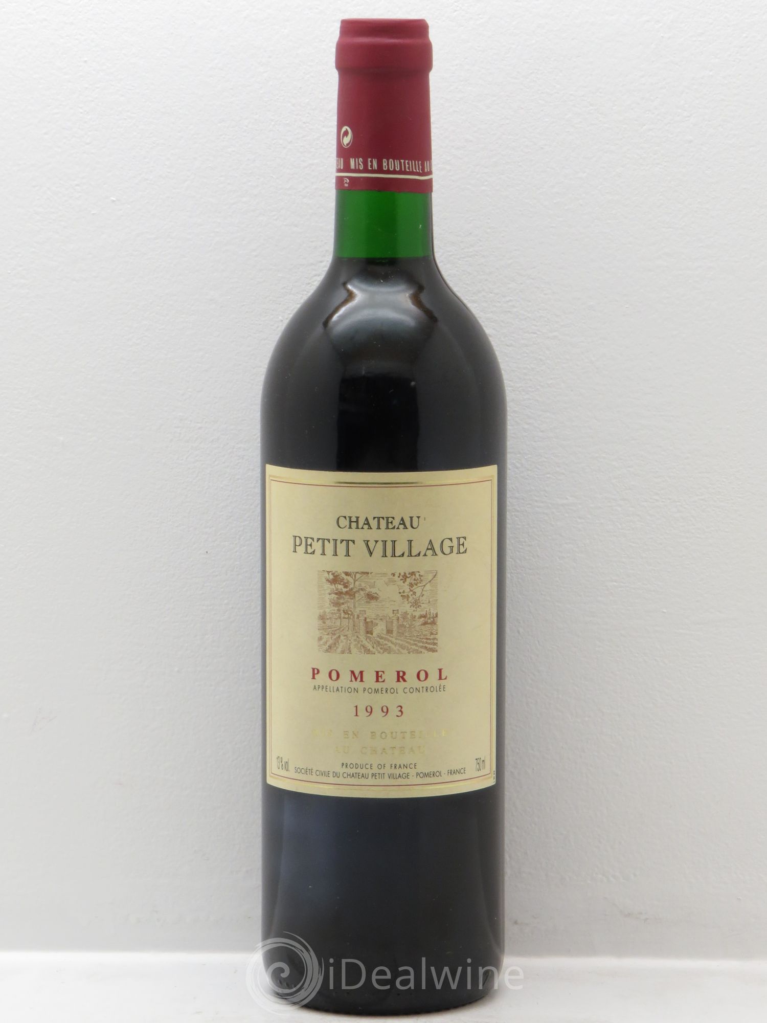 Château Petit Village 1993 - Lot de 1 bouteille - 0