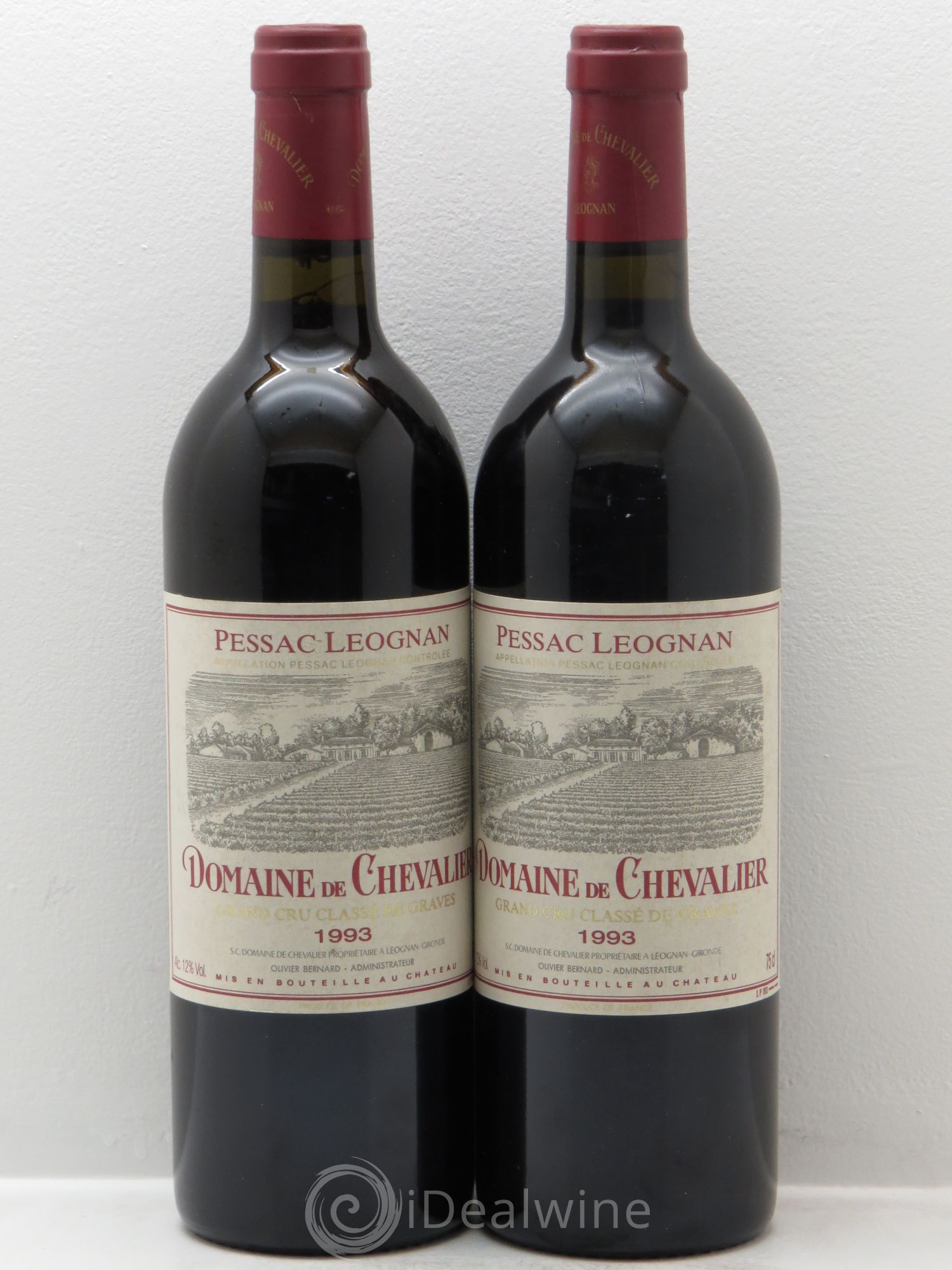 Domaine de Chevalier Cru Classé de Graves 1993 - Lot de 2 bouteilles - 0