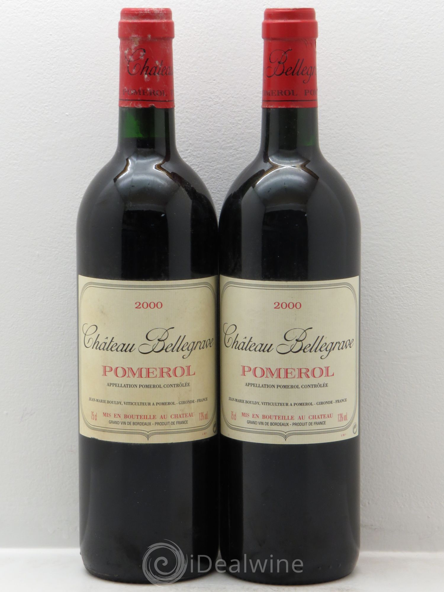 Château Bellegrave 2000 - Lot de 2 bouteilles - 0
