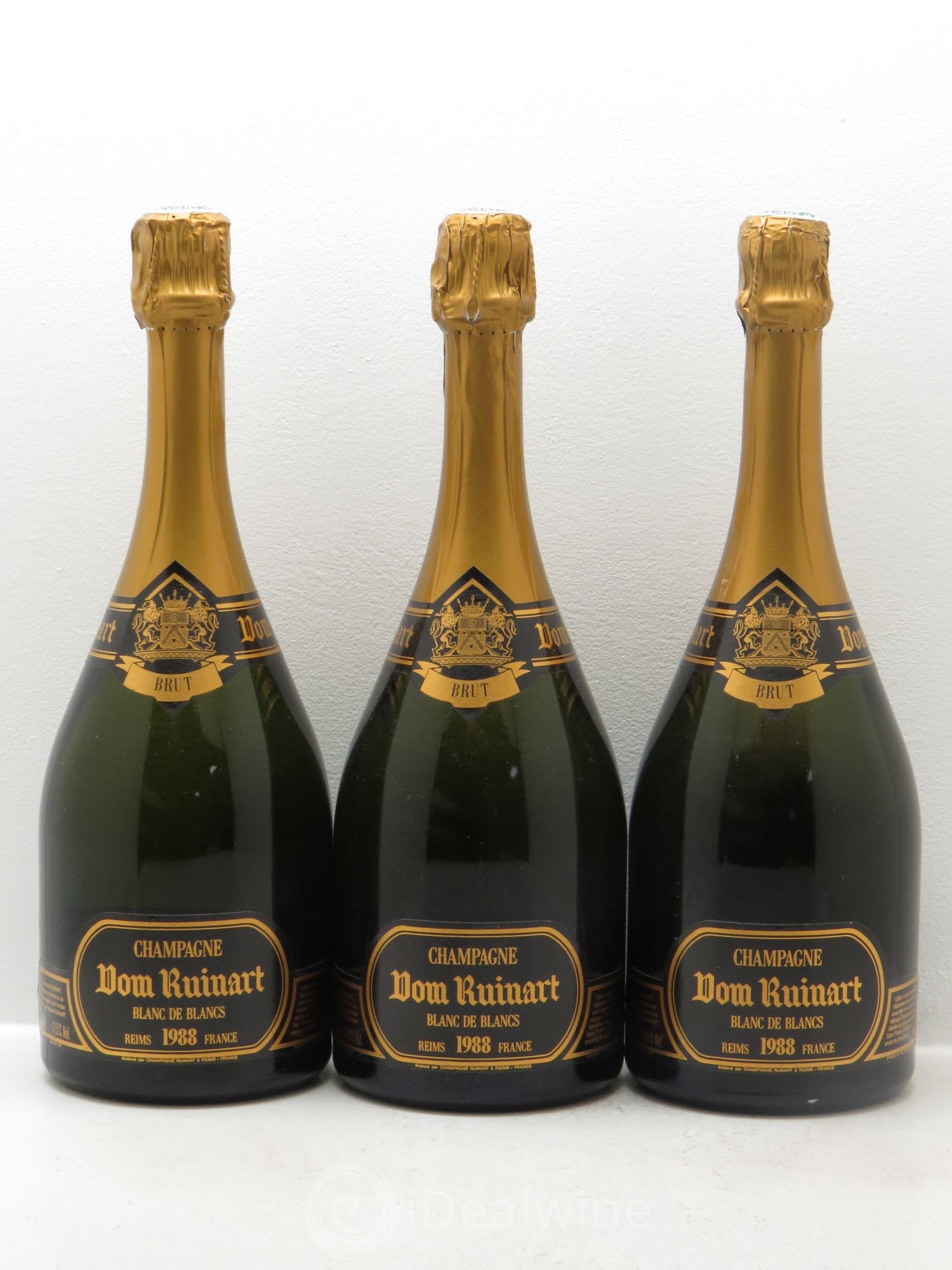 Dom Ruinart Brut Ruinart 1988 - Lot de 3 bouteilles - 0
