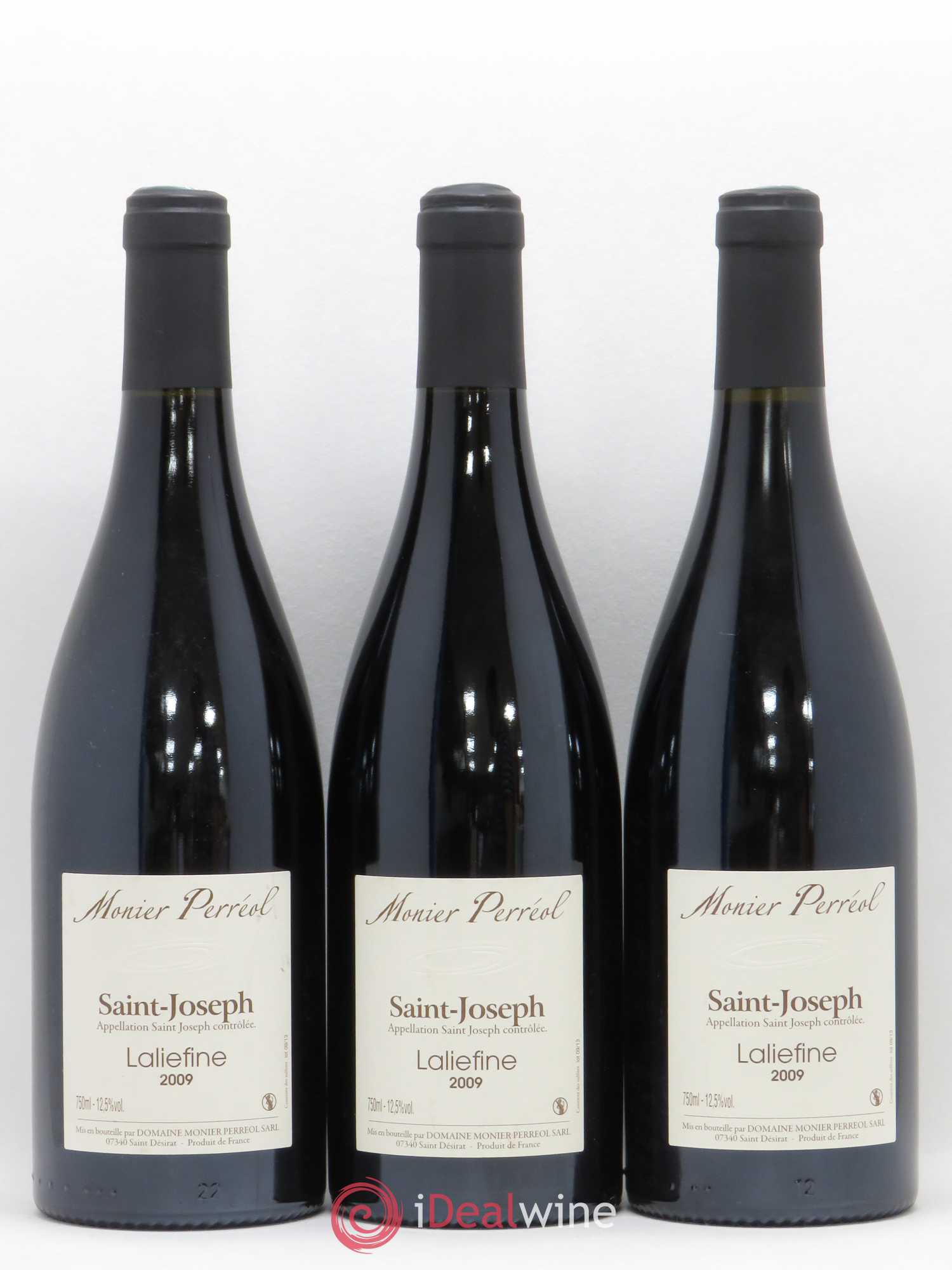 Saint-Joseph Laliefine Monier Perreol 2009 - Posten von 3 Flaschen - 0