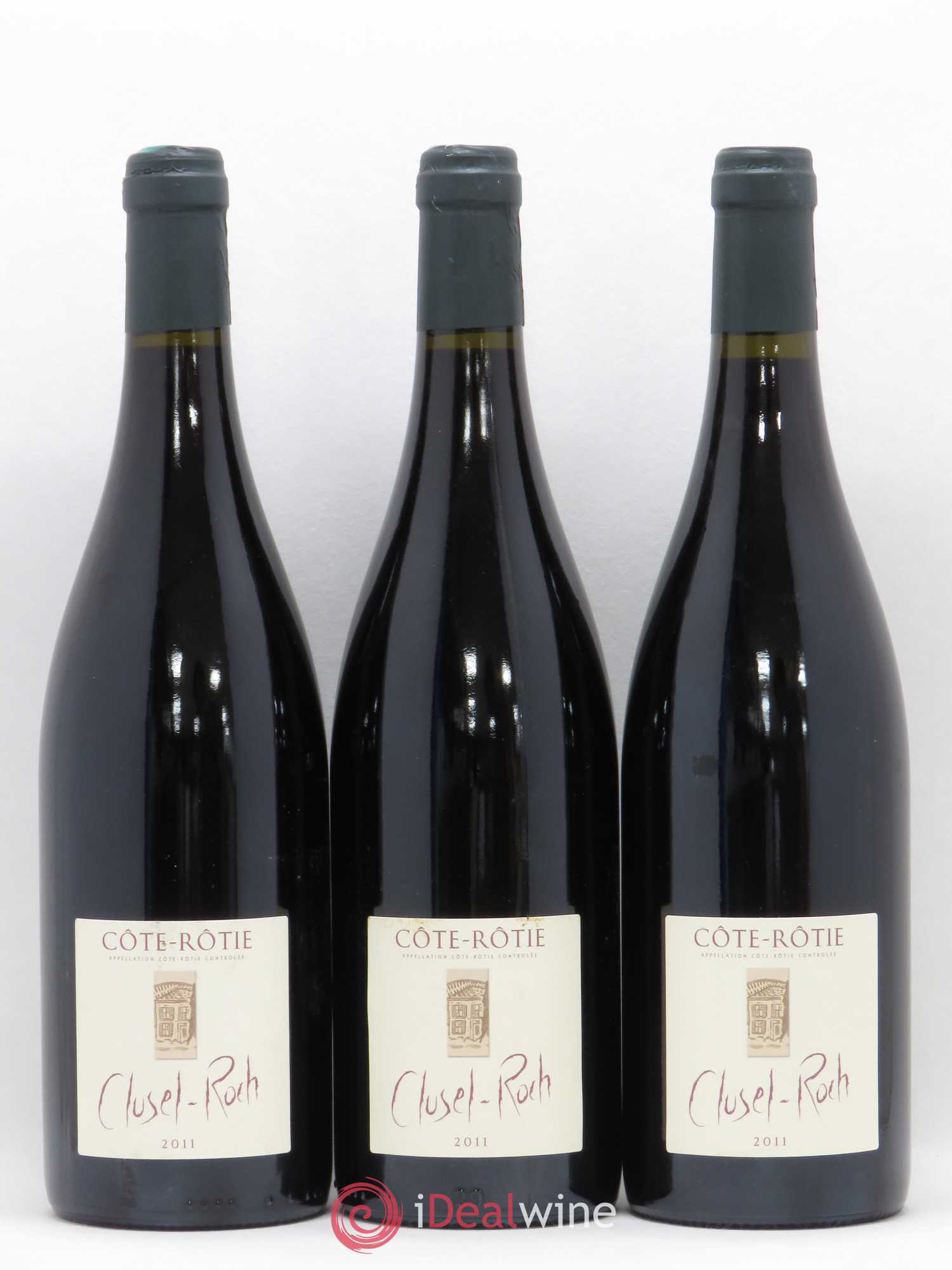 Côte-Rôtie Clusel-Roch 2011 - Lot of 3 bottles - 0