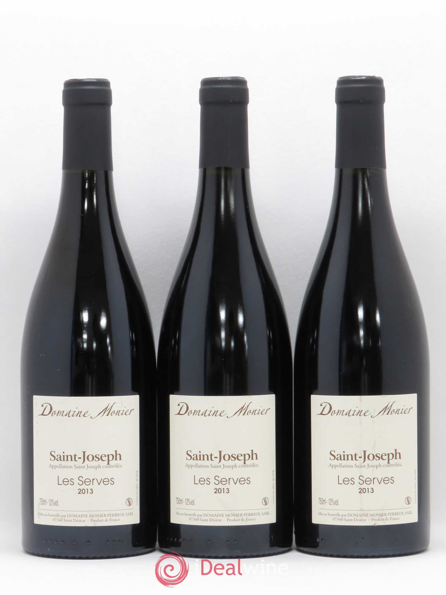 Saint-Joseph Les Serves Monier Perreol 2013 - Posten von 3 Flaschen - 0