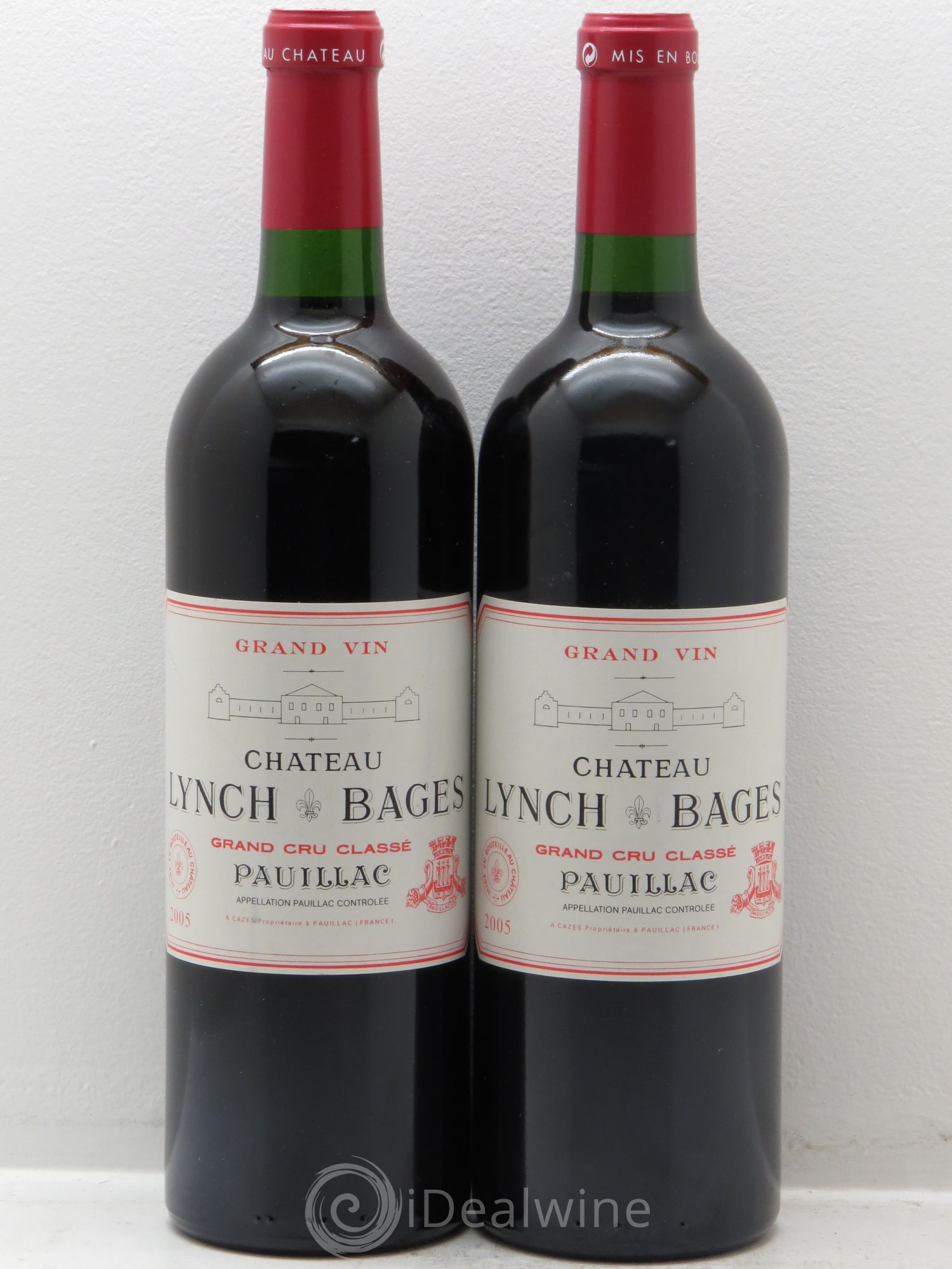 Château Lynch Bages 5ème Grand Cru Classé 2005 - Lot de 2 bouteilles - 0