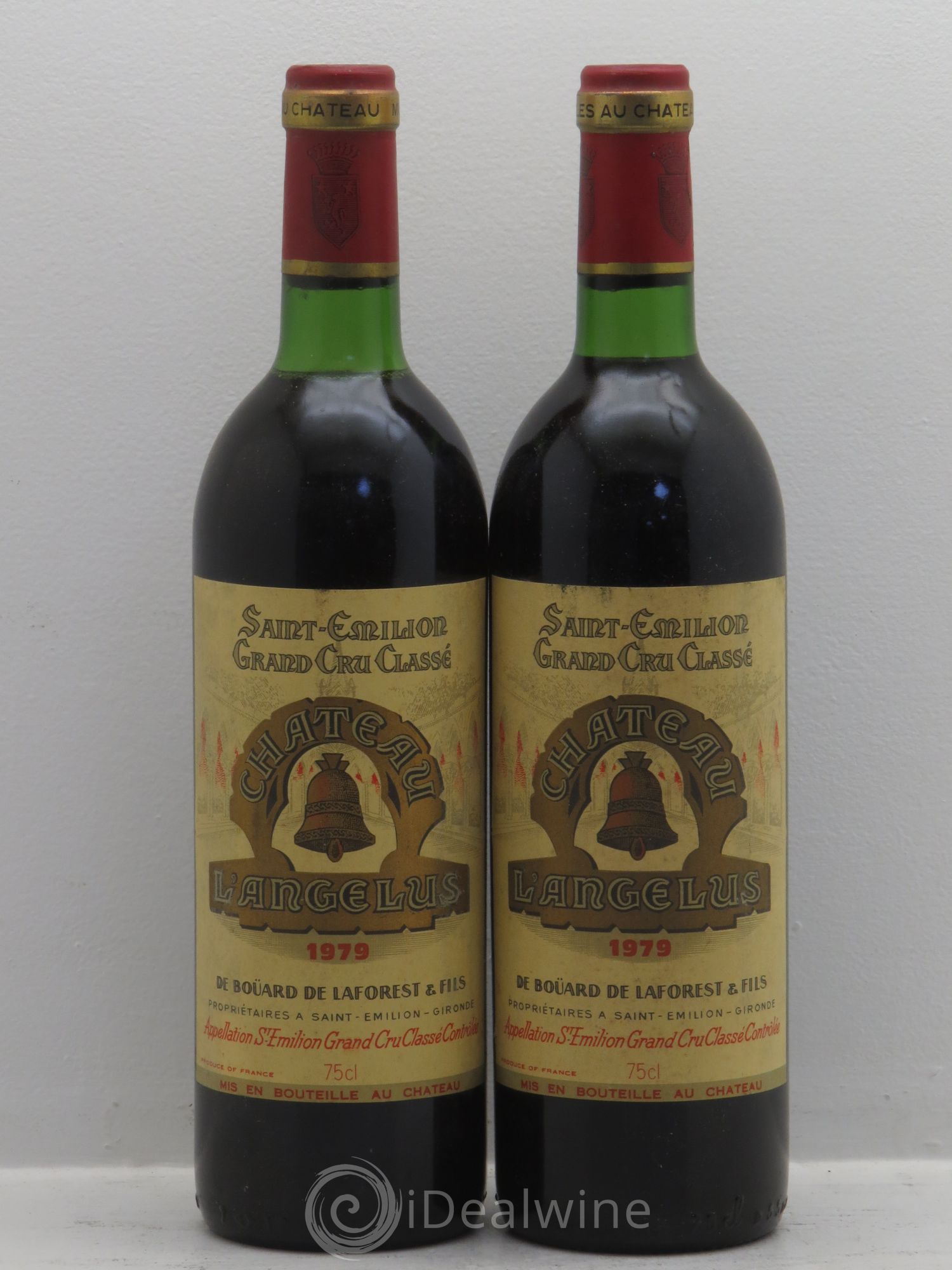 Château Angélus 1er Grand Cru Classé A 1979 - Lot de 2 bouteilles - 0