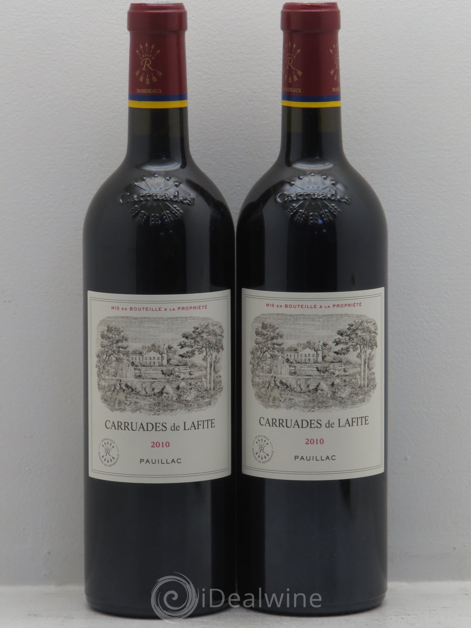 Carruades de Lafite Rothschild Second Vin 2010 - Lot de 2 bouteilles - 0