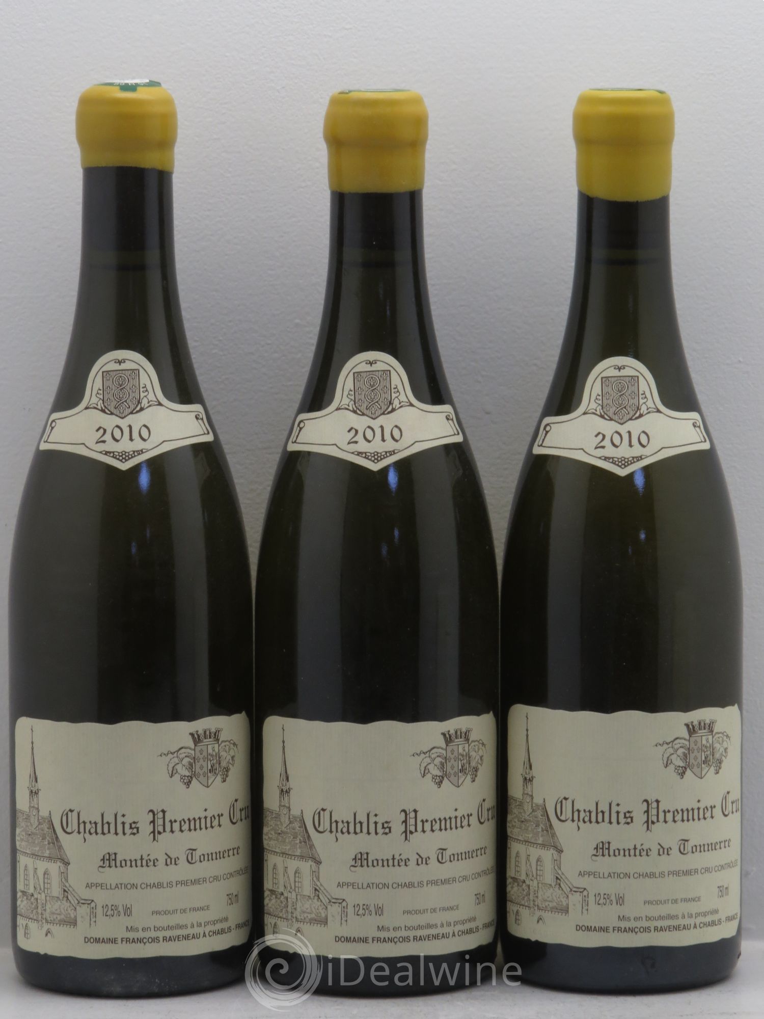 Chablis 1er Cru Montée de Tonnerre Raveneau (Domaine) 2010 - Posten von 3 Flaschen - 0