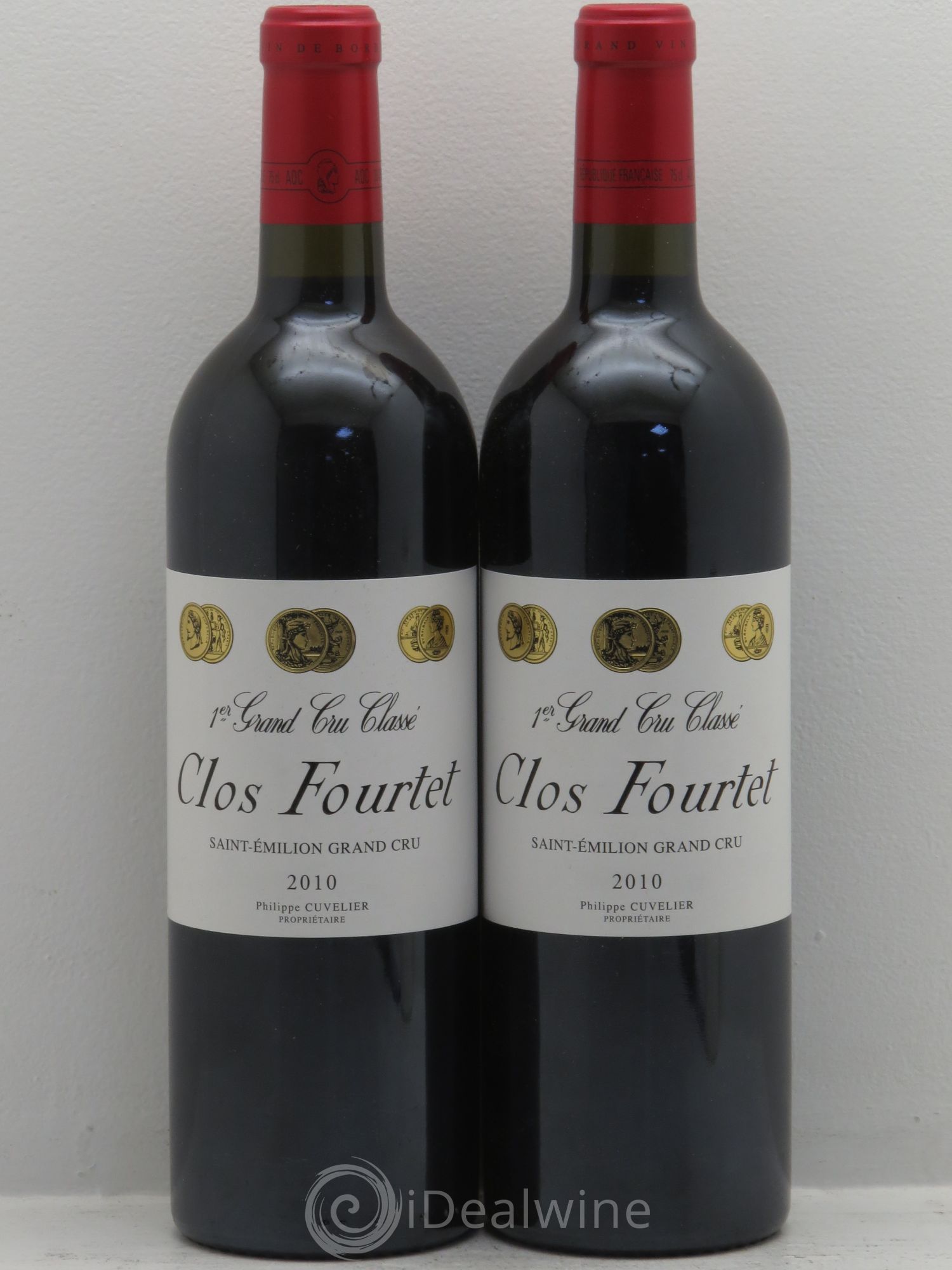 Clos Fourtet 1er Grand Cru Classé B 2010 - Lot de 2 bouteilles - 0