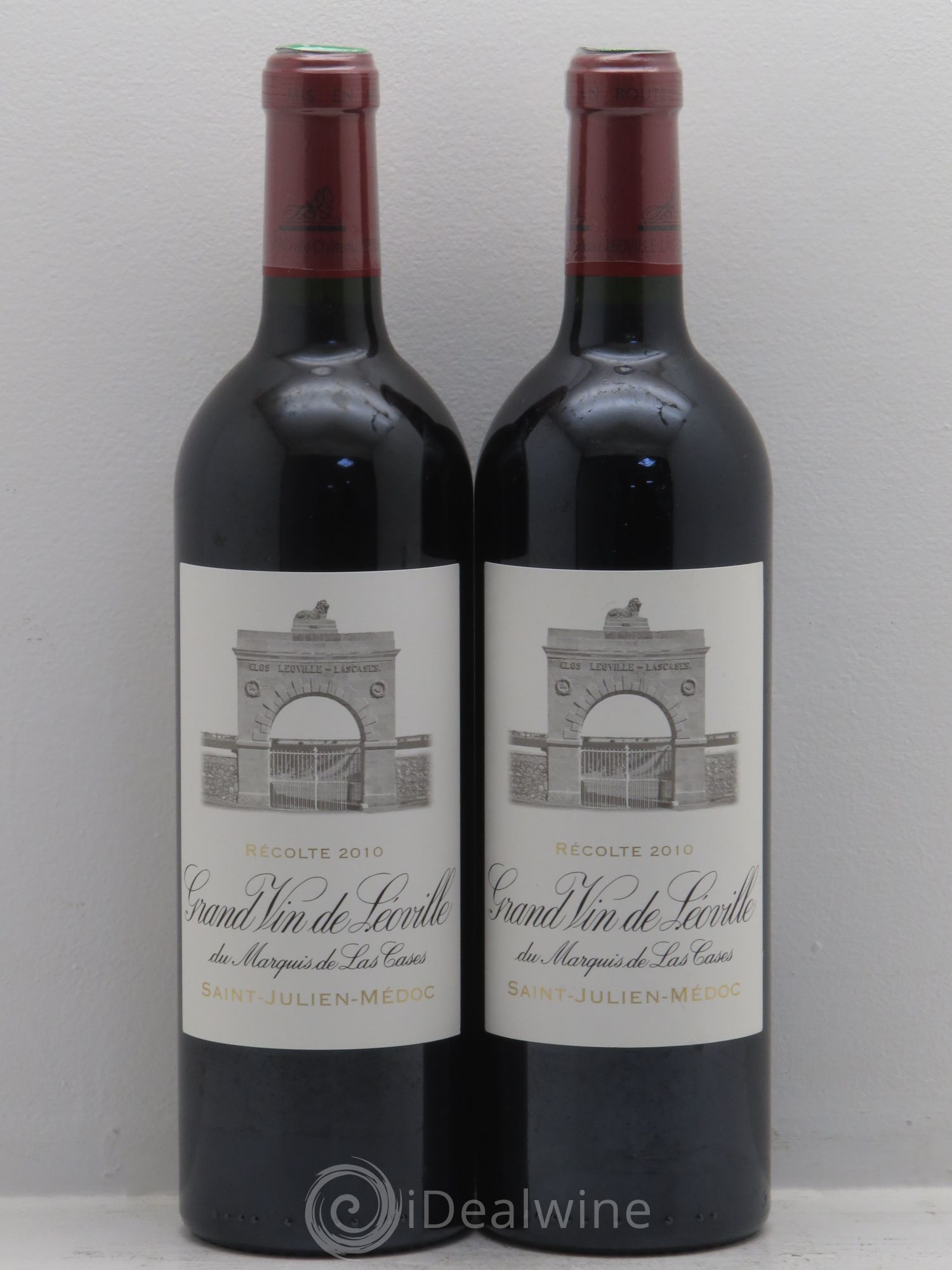 Château Léoville Las Cases 2ème Grand Cru Classé 2010 - Lot de 2 bouteilles - 0