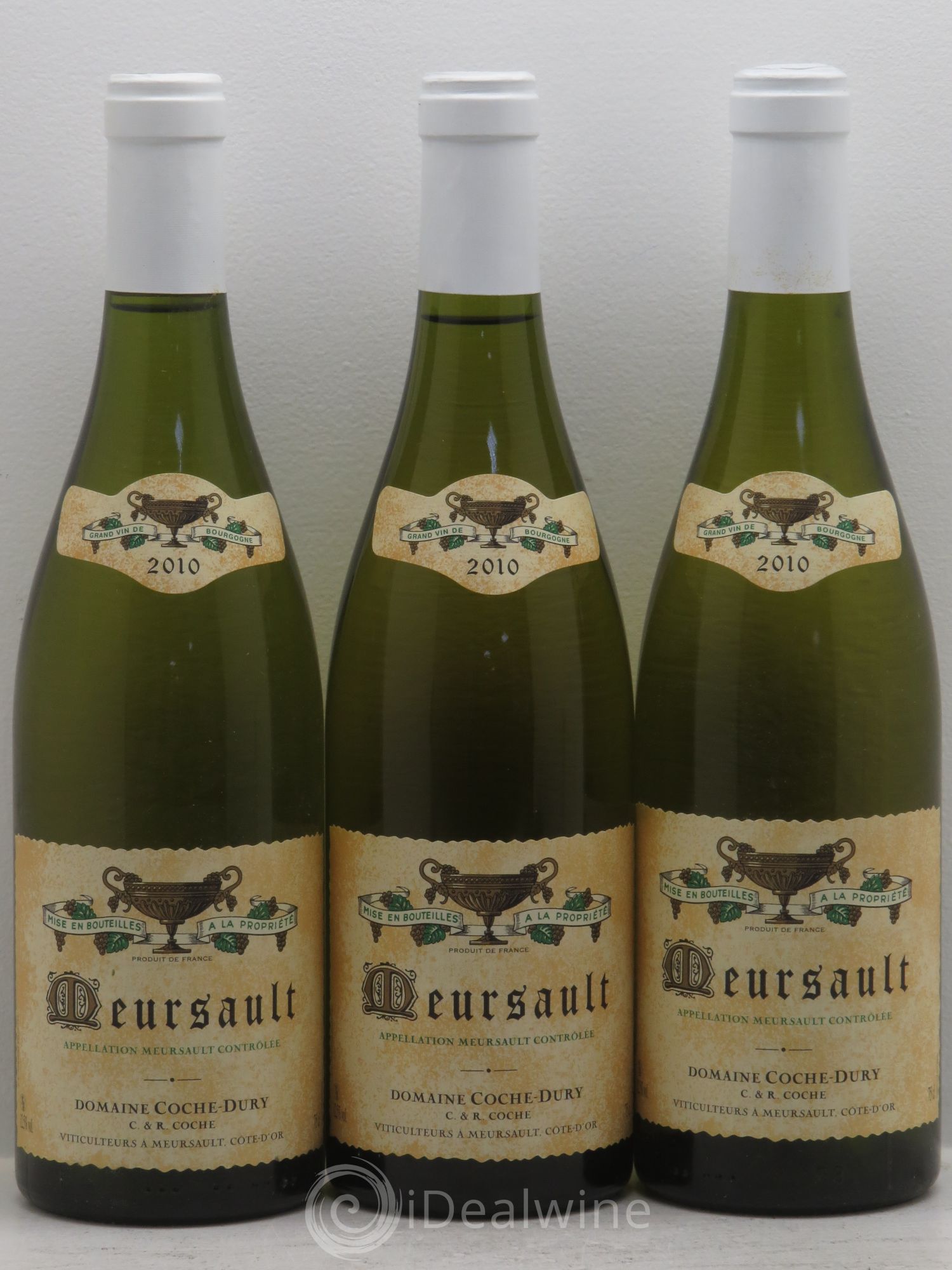 Meursault Coche Dury (Domaine) 2010 - Lot de 3 bouteilles - 0