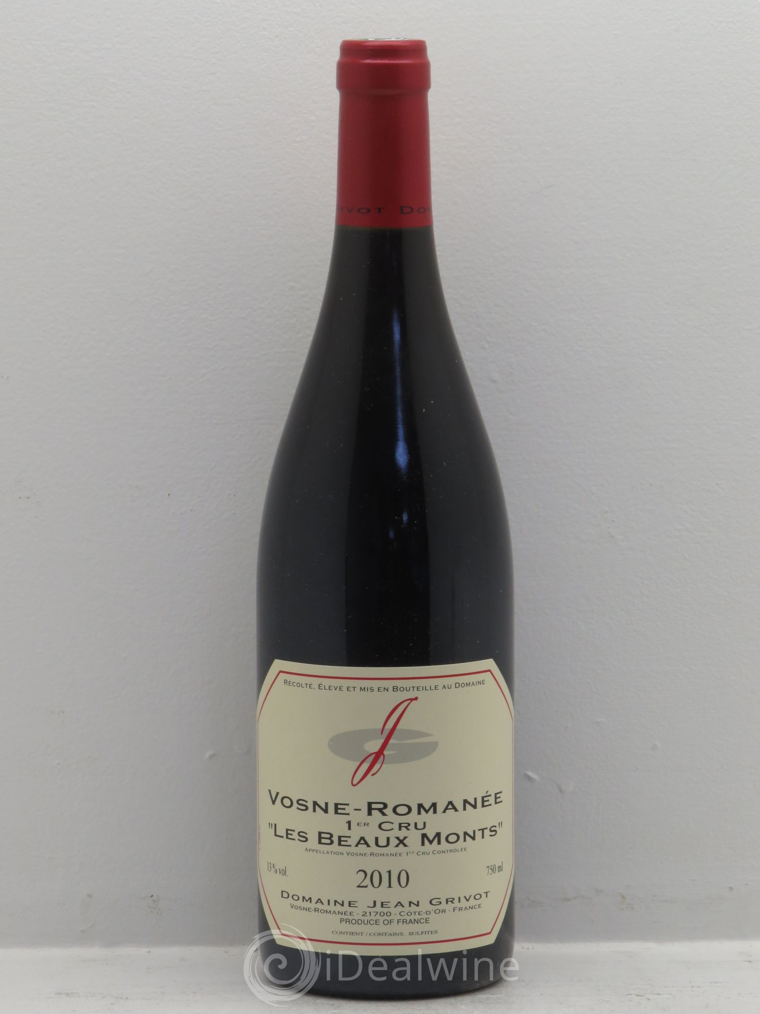 Vosne-Romanée 1er Cru Les Beaux-Monts Jean Grivot 2010 - Lot de 1 bouteille - 0