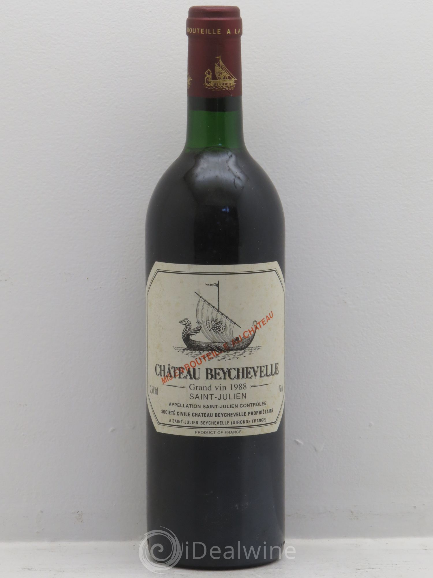 Château Beychevelle 4ème Grand Cru Classé 1988 - Lot de 1 bouteille - 0