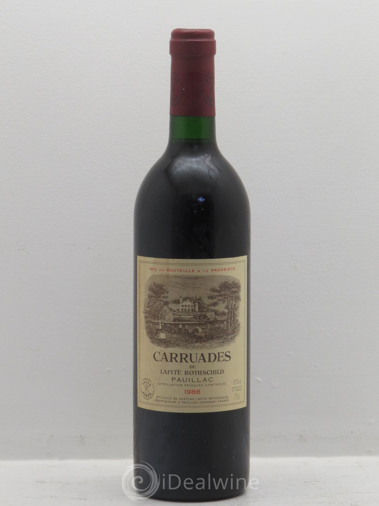 Carruades de Lafite Rothschild Second Vin 1988 - Lot de 1 bouteille - 0