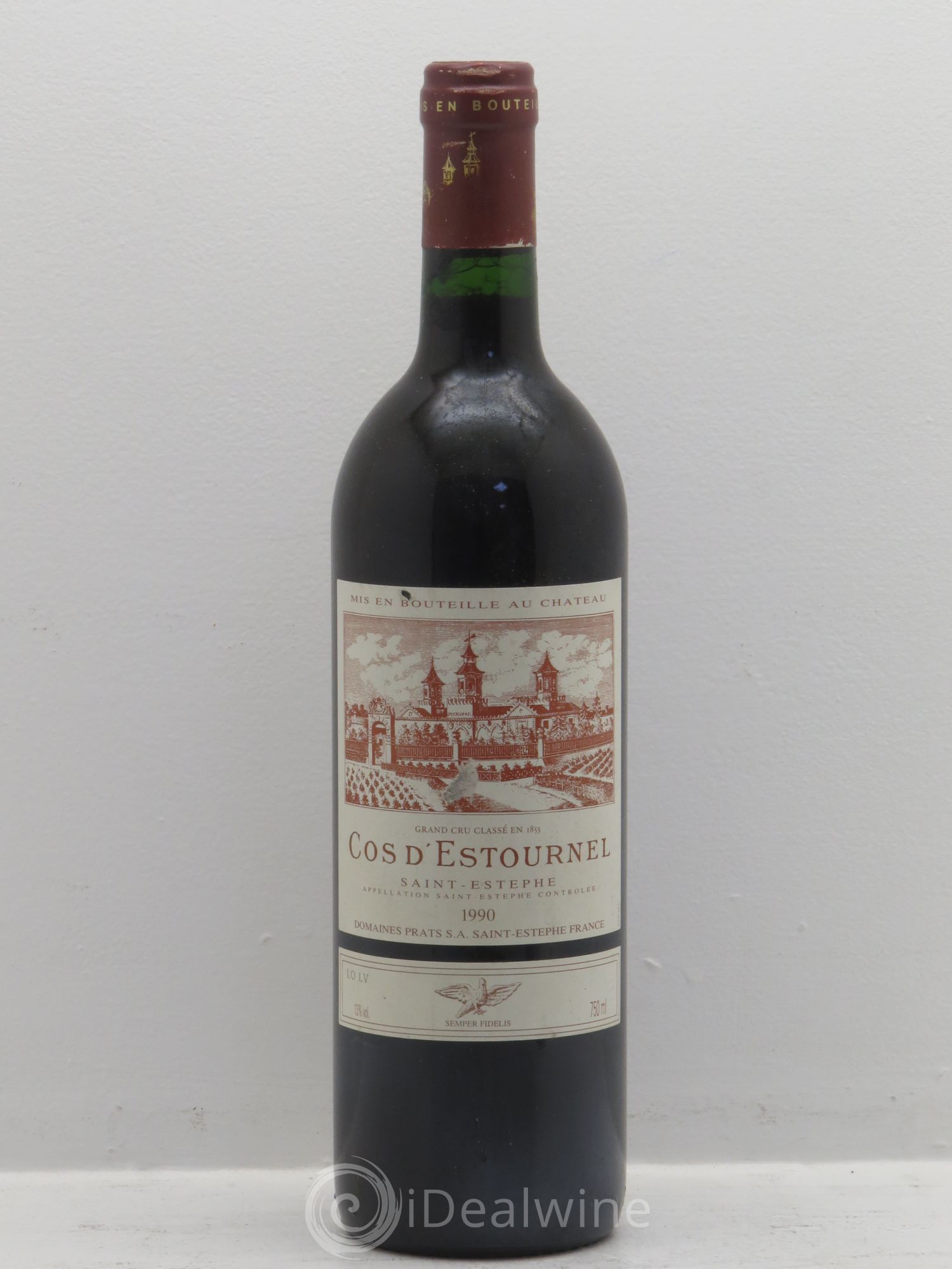 Cos d'Estournel 2ème Grand Cru Classé 1990 - Lot de 1 bouteille - 0
