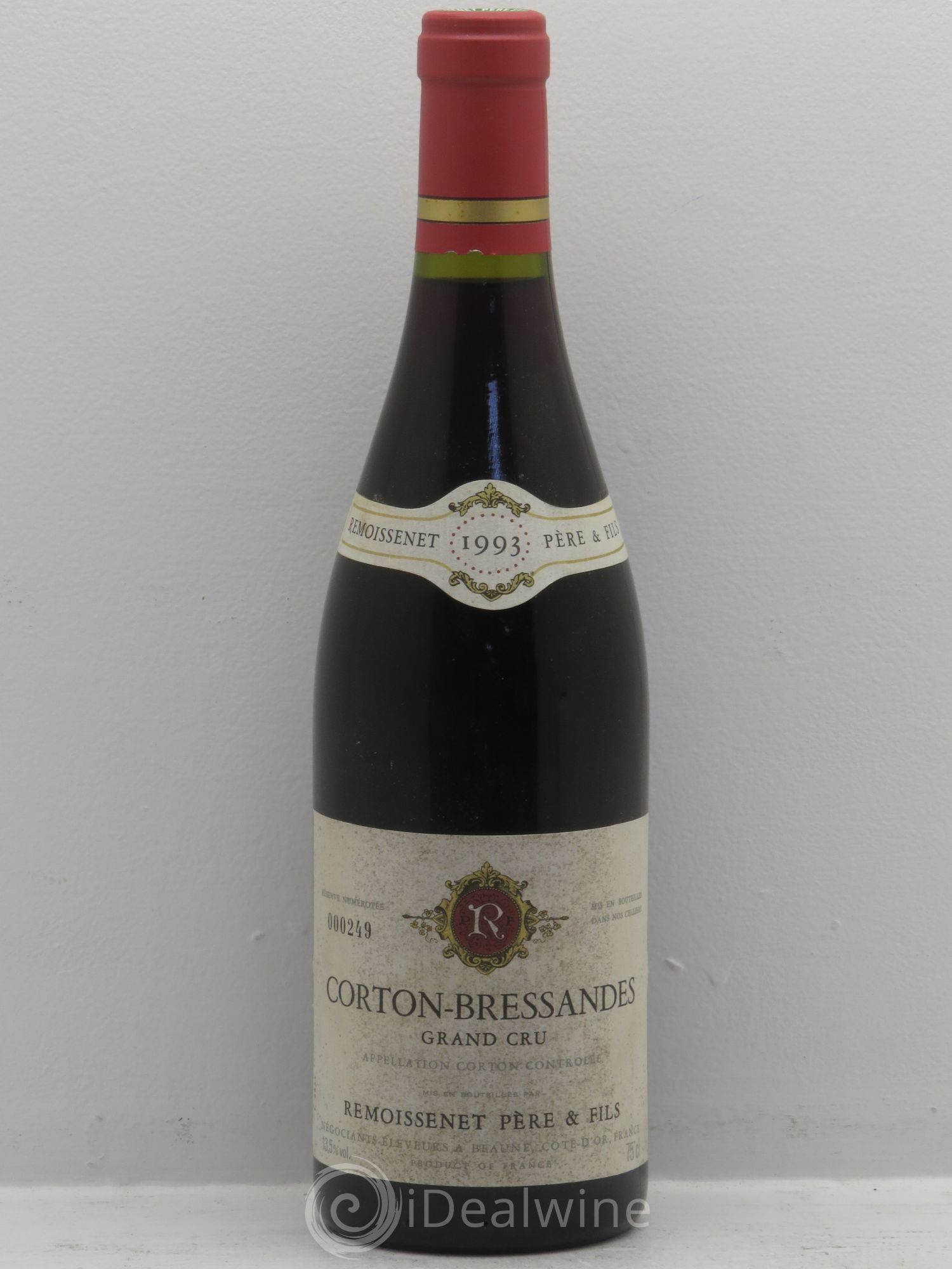 Corton Grand Cru Remoissenet P&F 1993 - Posten von 1 Flasche - 0