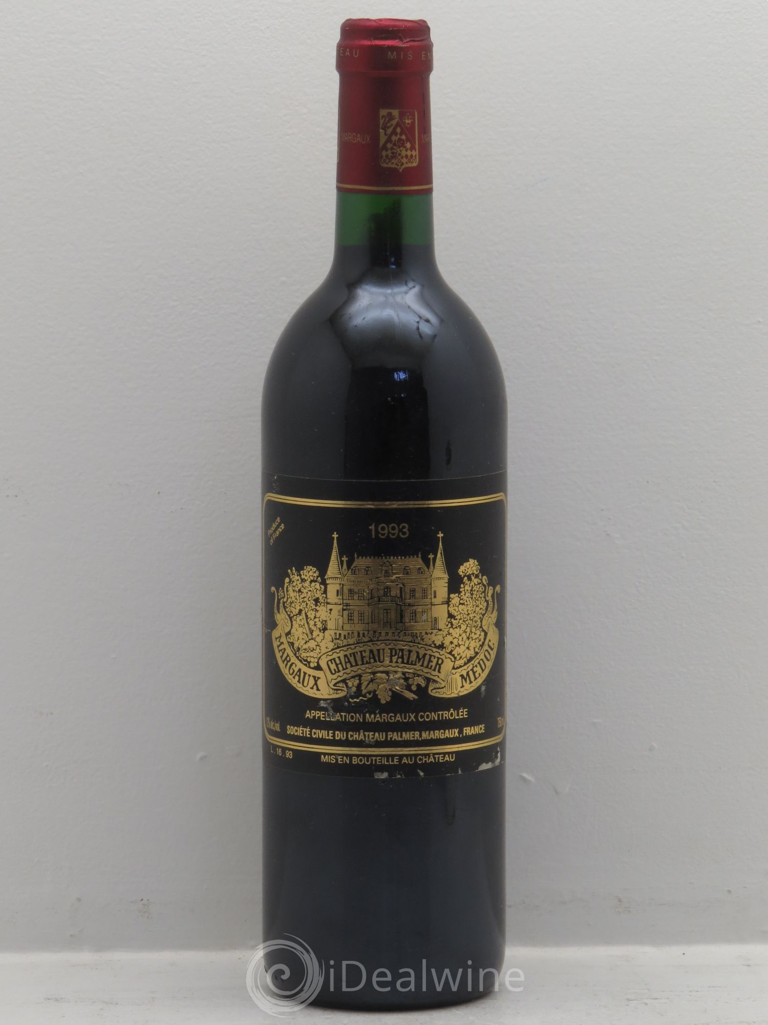 Château Palmer 3ème Grand Cru Classé 1993 - Lot de 1 bouteille - 0